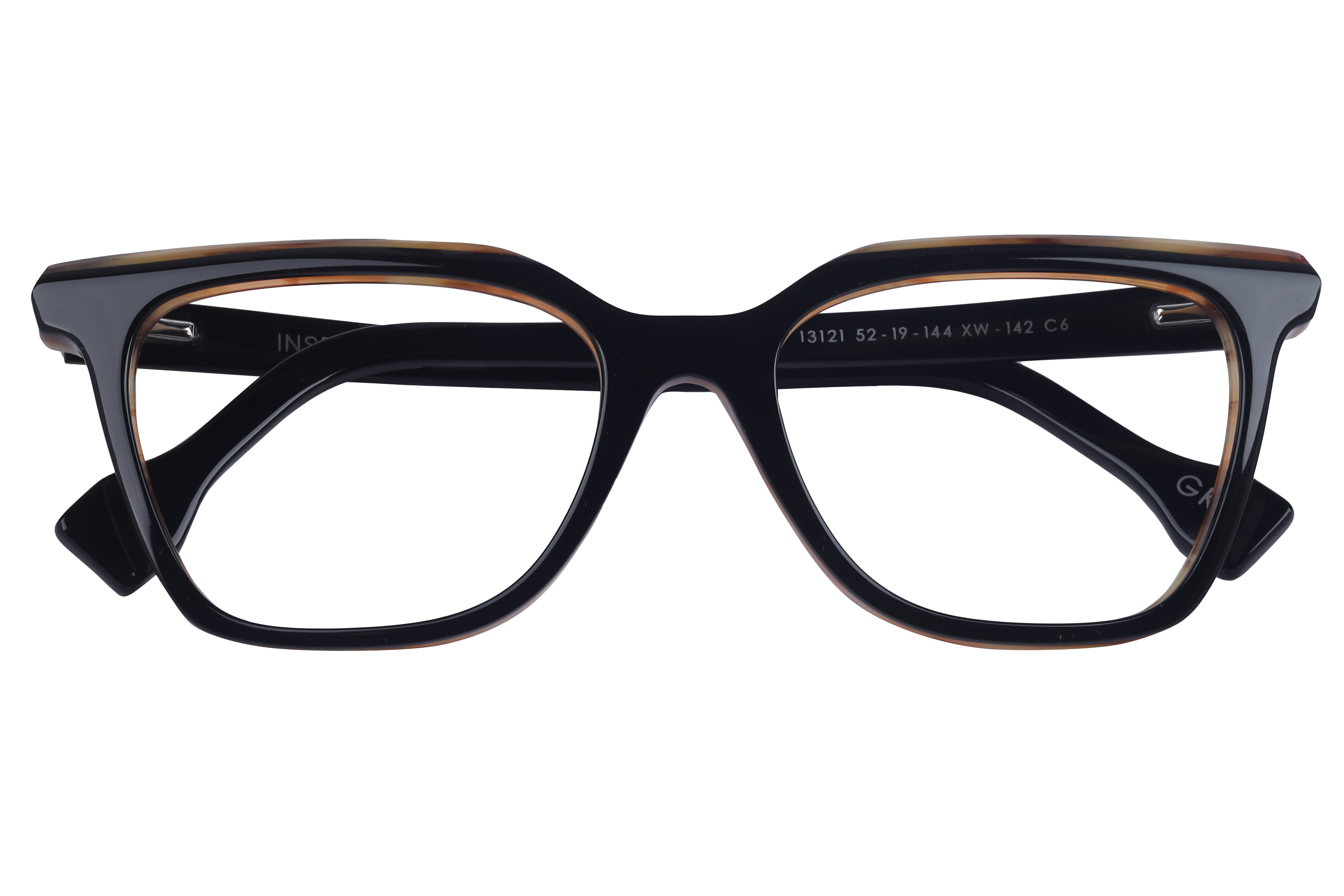 Inspira 13121 XW-142 Frame Black Female Full Shell Frame — Black frame — view 4