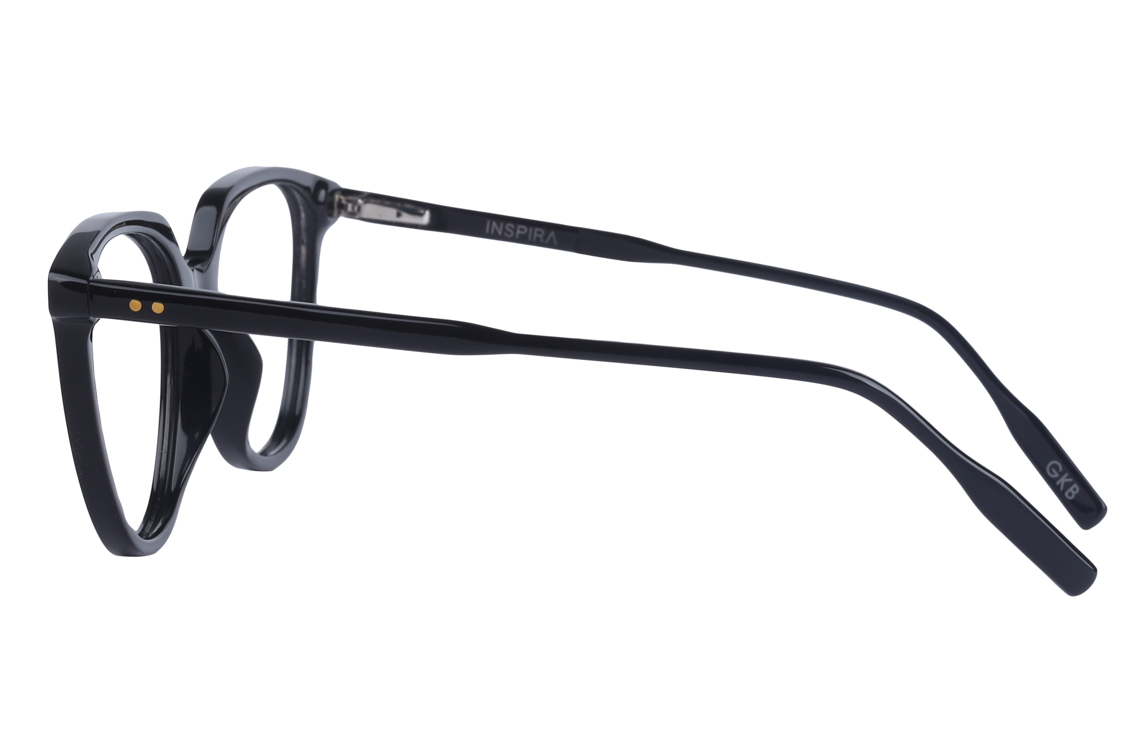 Inspira 13110 M-135 Frame Black Female Full Shell Frame — Black frame — view 3