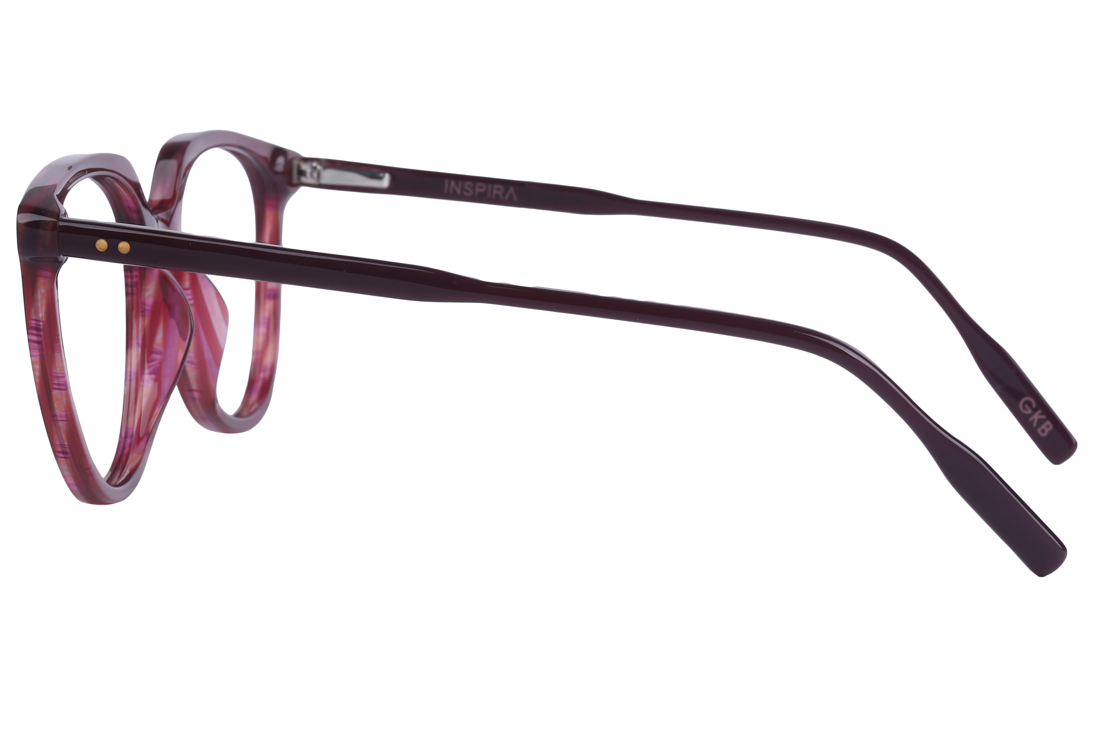 Inspira 13110 M-135 Frame Violet Female Full Shell Frame — Violet frame — view 3