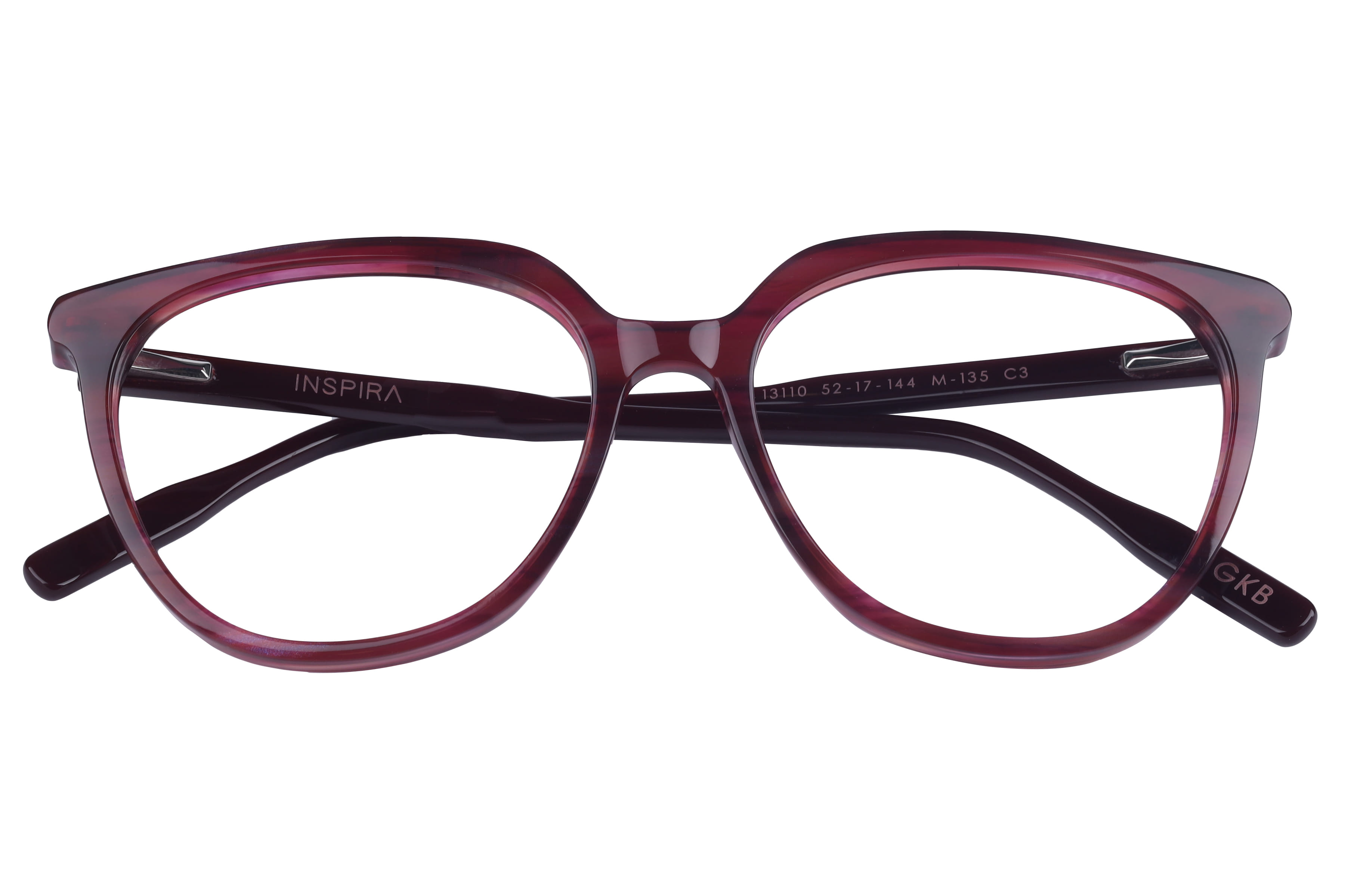 Inspira 13110 M-135 Frame Violet Female Full Shell Frame — Violet frame — view 4
