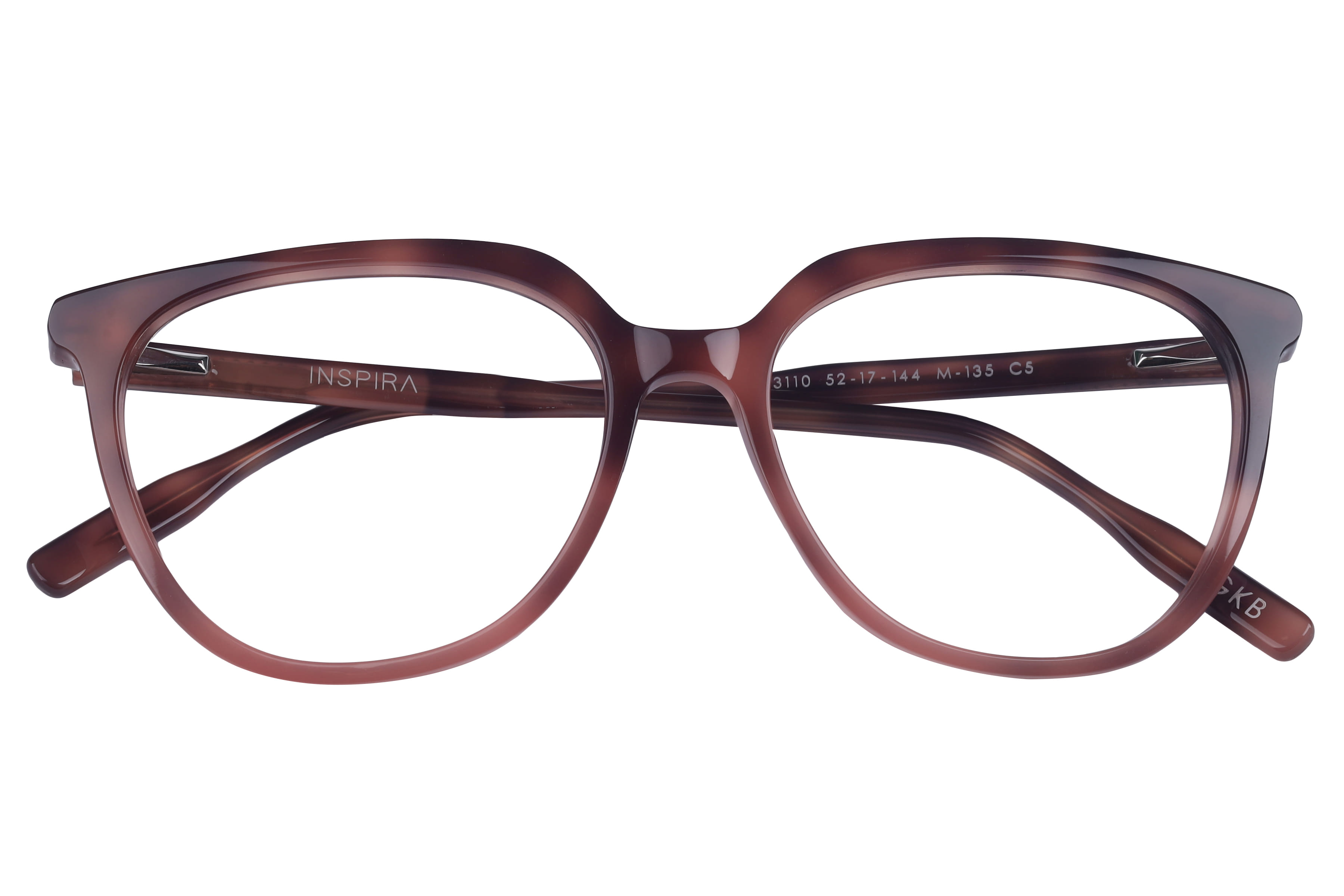 Inspira 13110 M-135 Frame Havana Female Full Shell Frame — Havana frame — view 4