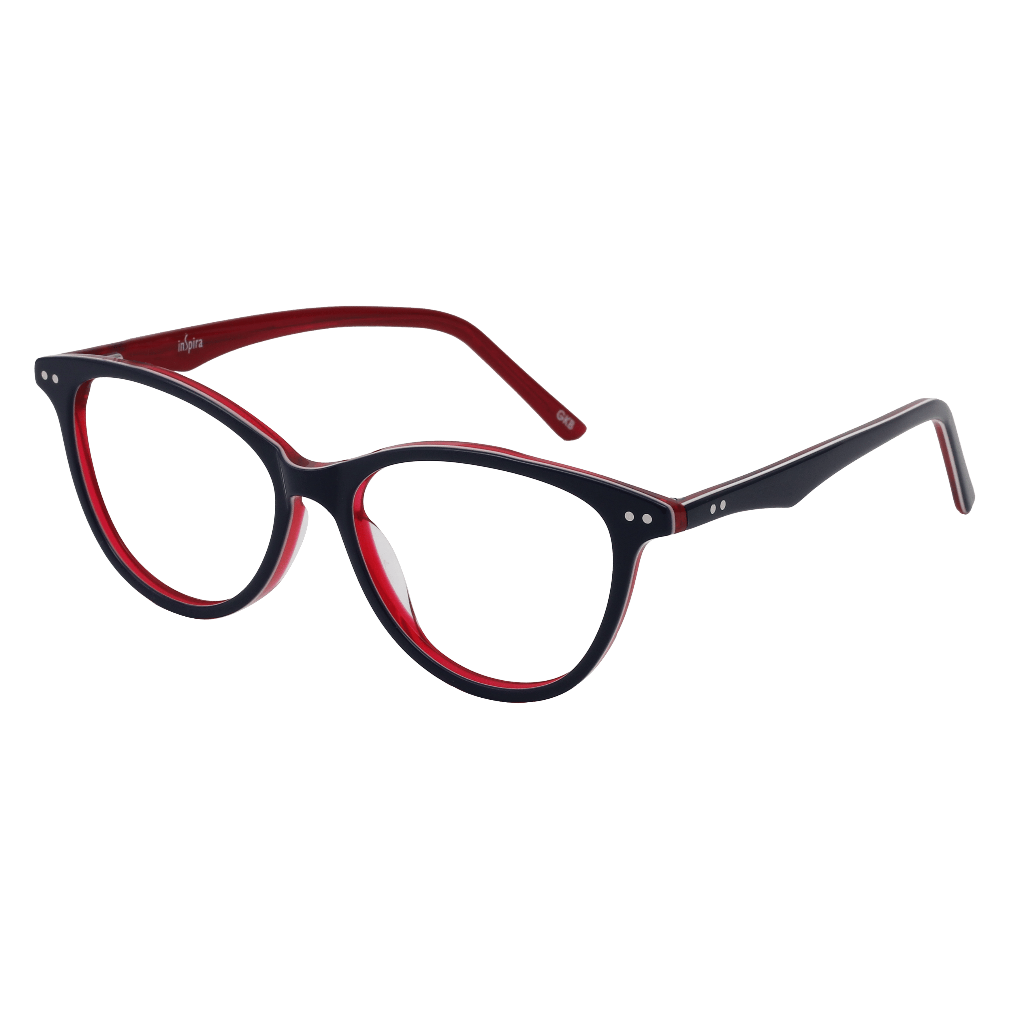 Inspira I-2011 Frame Blue Female Full Shell — Blue frame