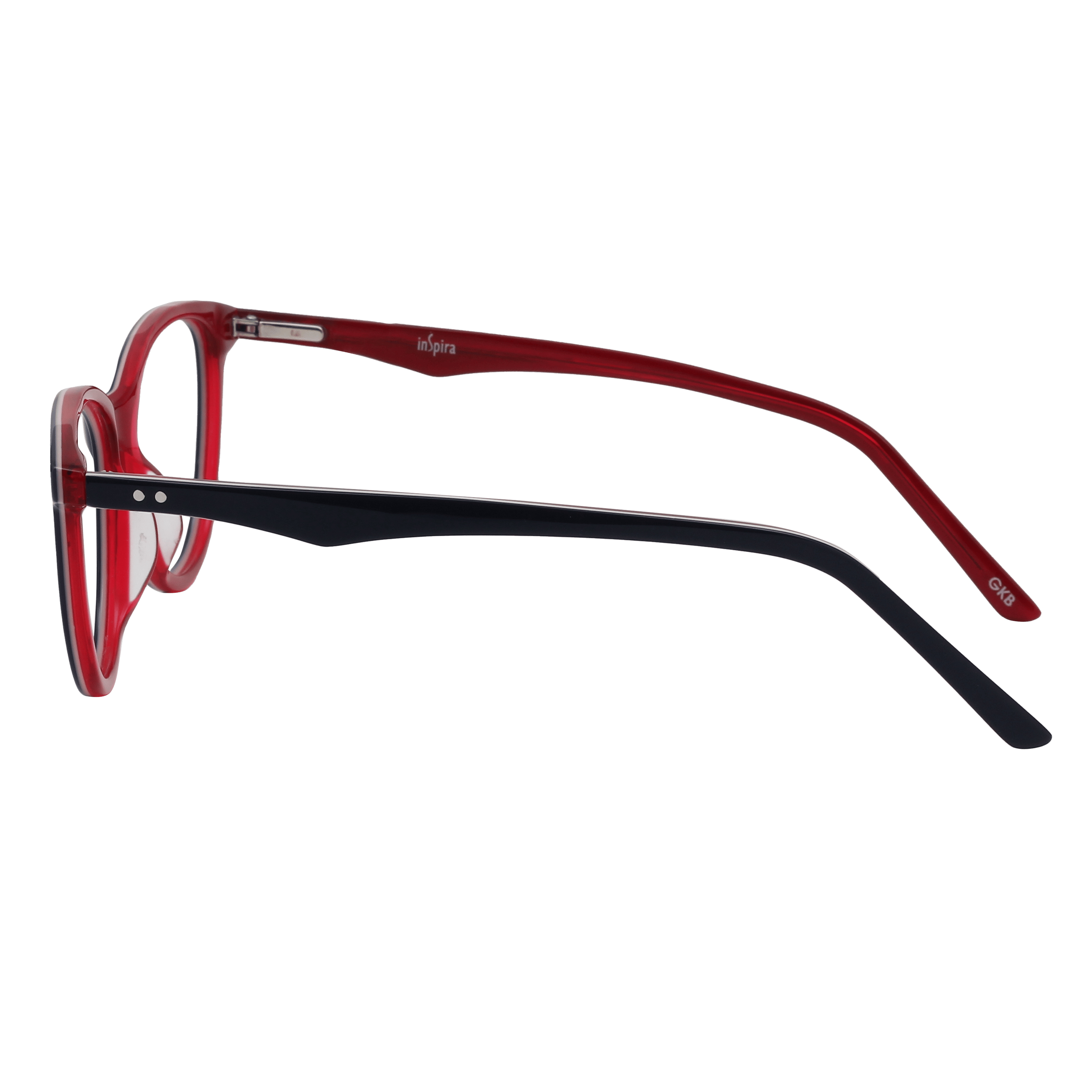 Inspira I-2011 Frame Blue Female Full Shell Frame — Blue frame — view 3