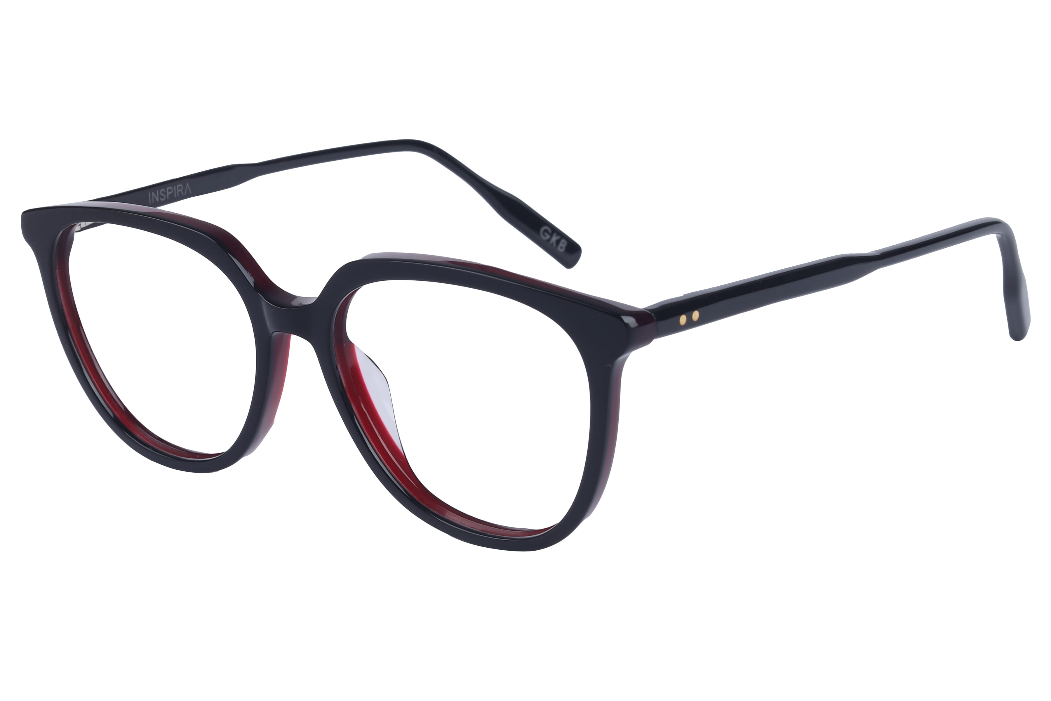Inspira 13110 Frame Black Female Full Shell Frame — Black frame — view 1