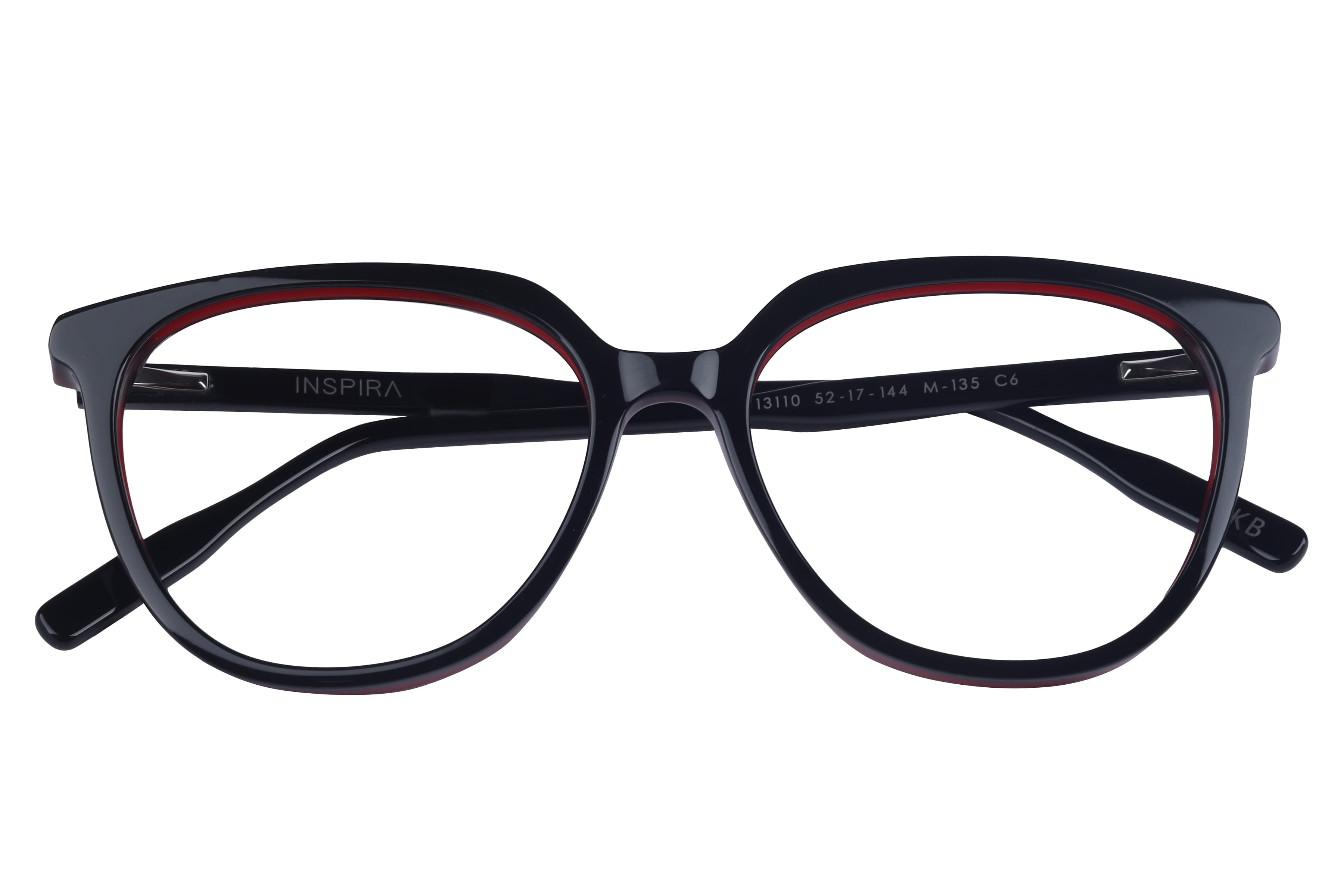 Inspira 13110 Frame Black Female Full Shell Frame — Black frame — view 4
