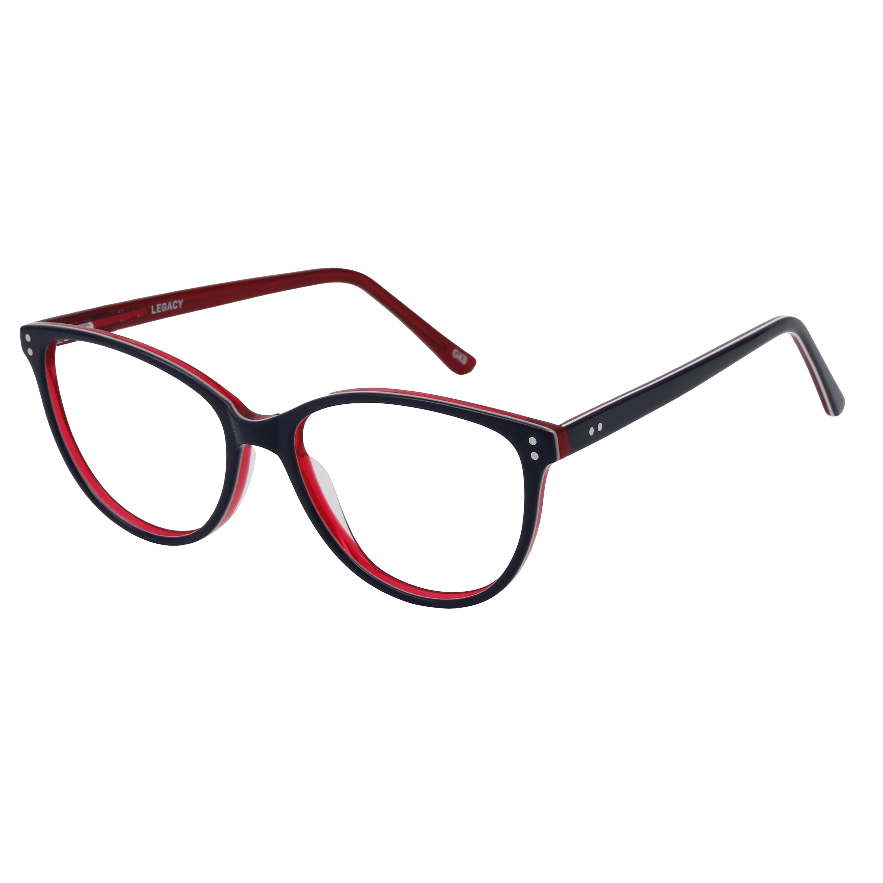 Inspira L-2111 Frame Blue Female Full Shell — Blue frame
