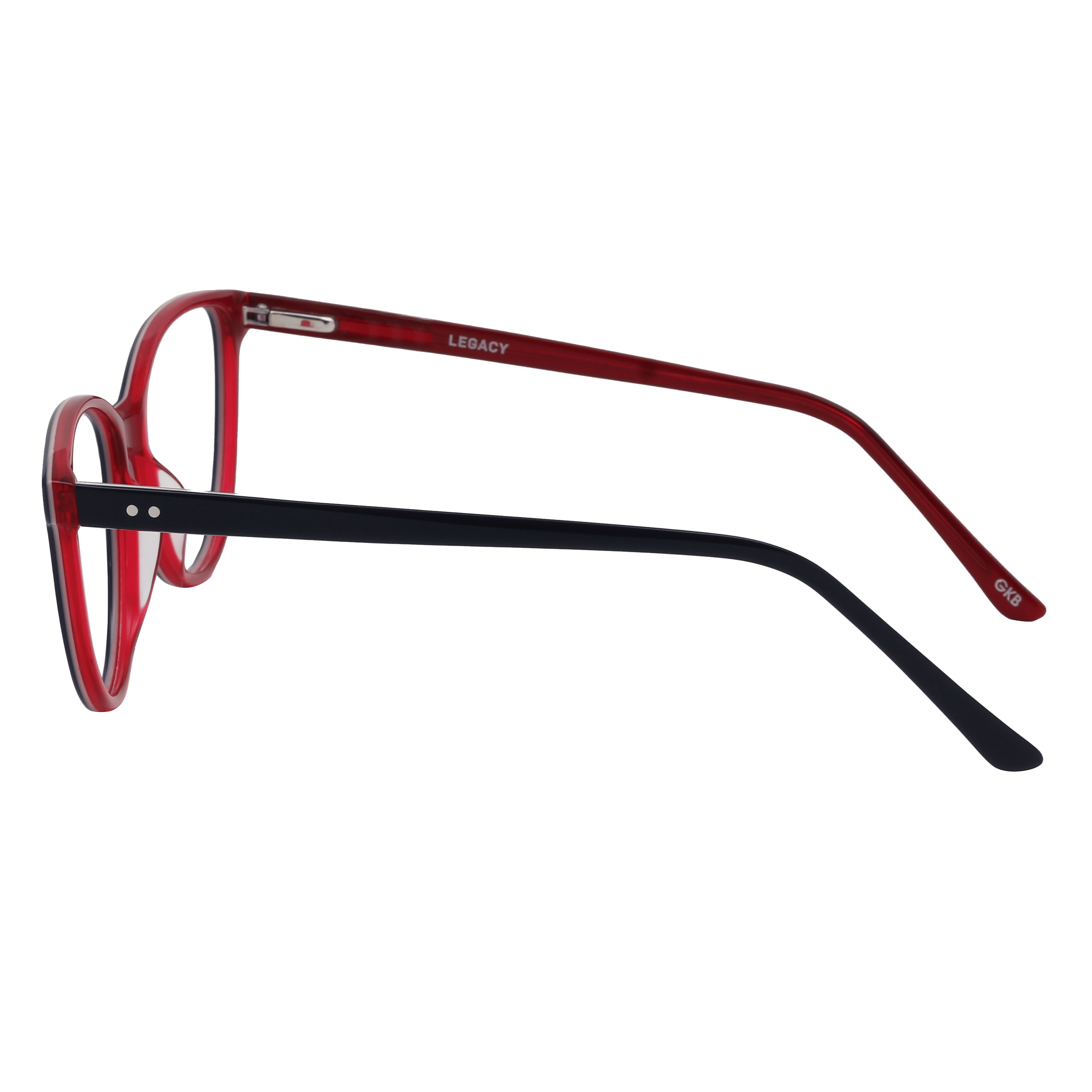 Inspira L-2111 Frame Blue Female Full Shell Frame — Blue frame — view 3