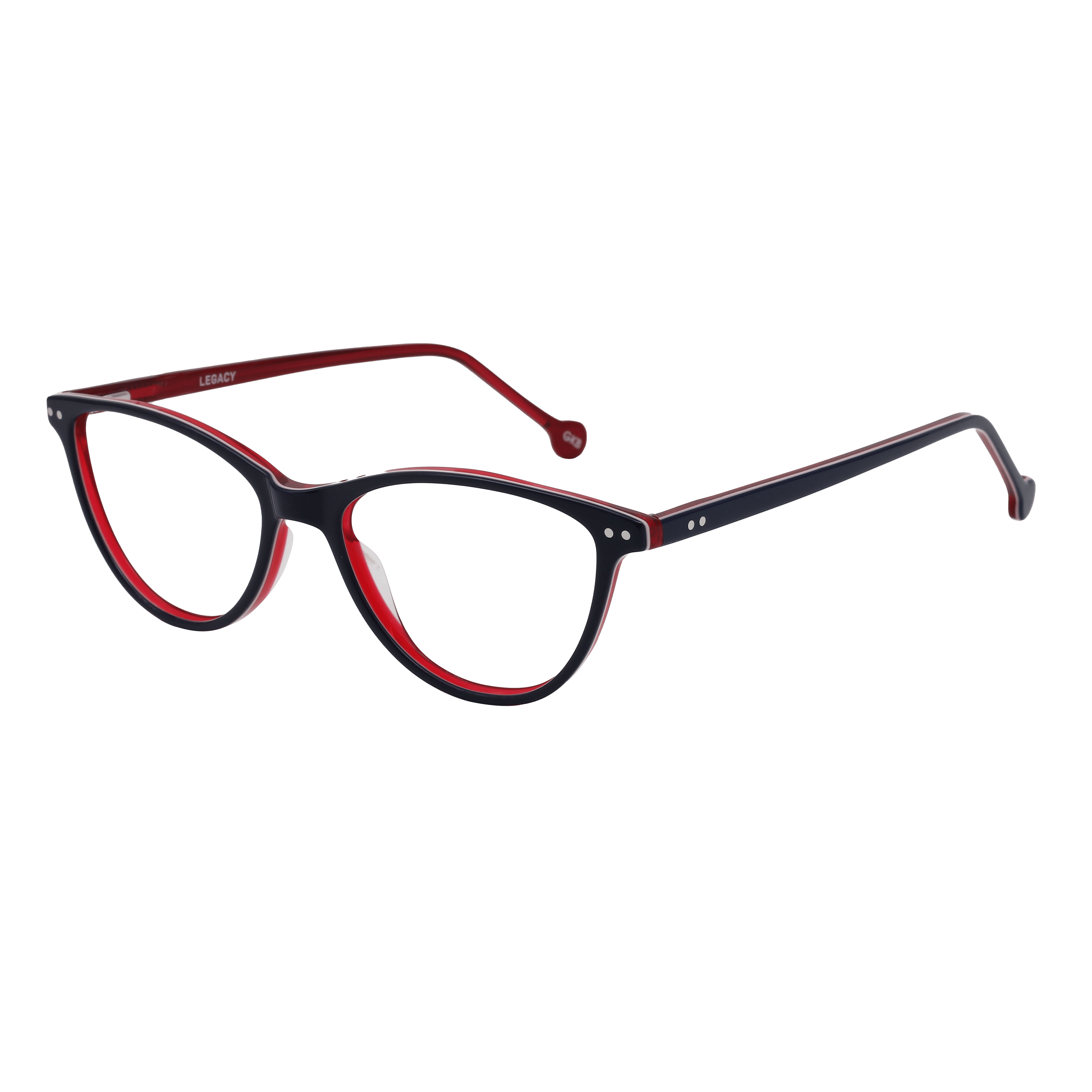 Inspira L-2113 Frame Blue Female Full Shell — Blue frame
