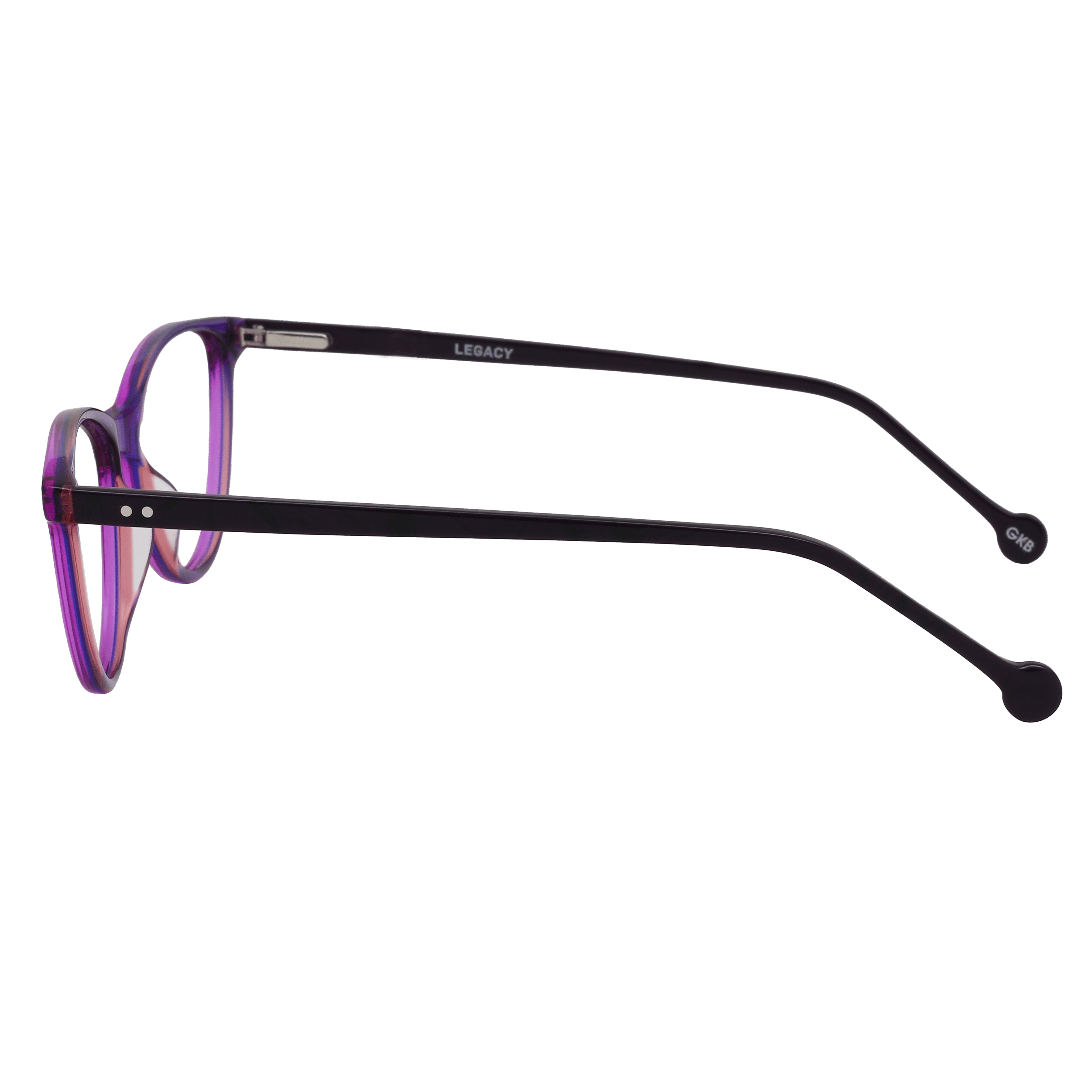 Inspira L-2113 Frame Violet Female Full Shell Frame — Violet frame — view 3