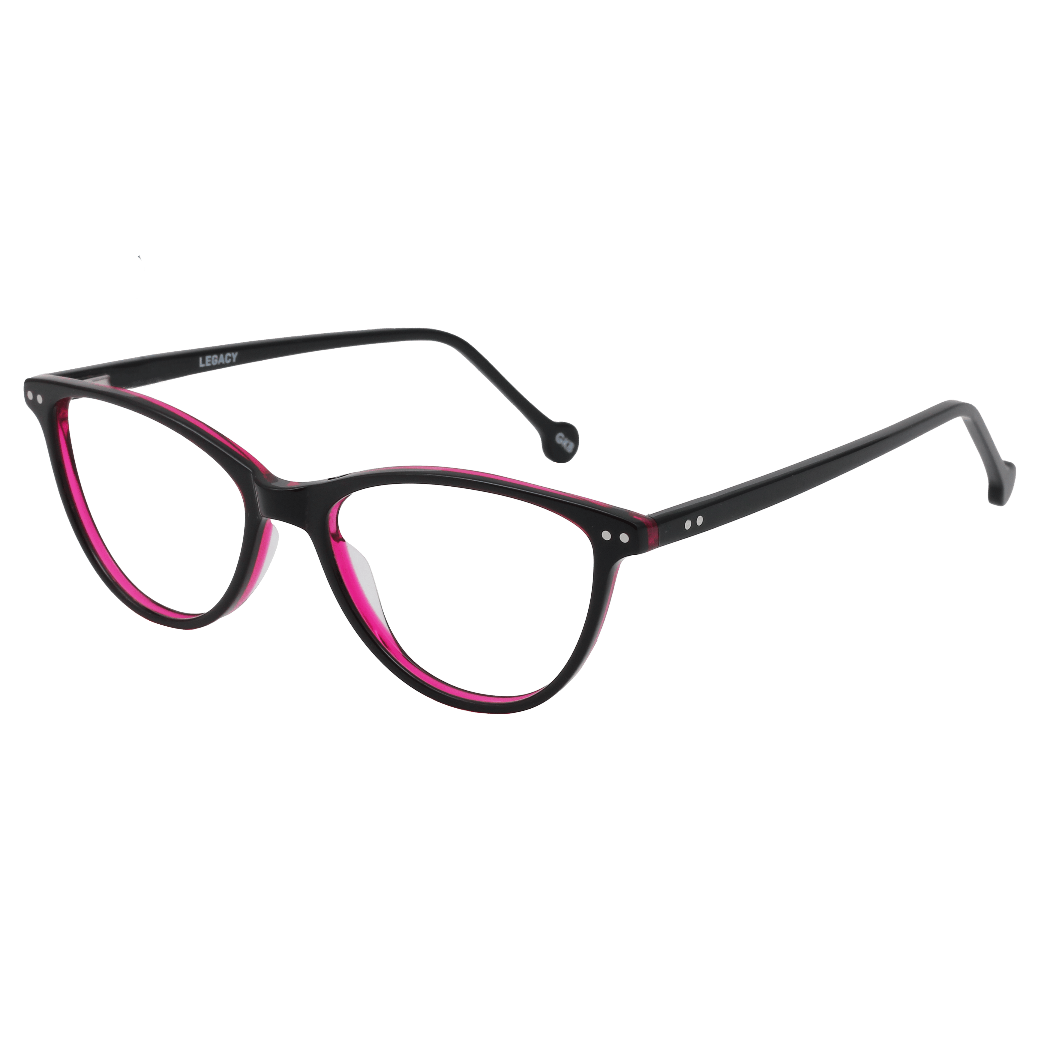 Inspira L-2113 Frame Brown Female Full Shell — Blue frame