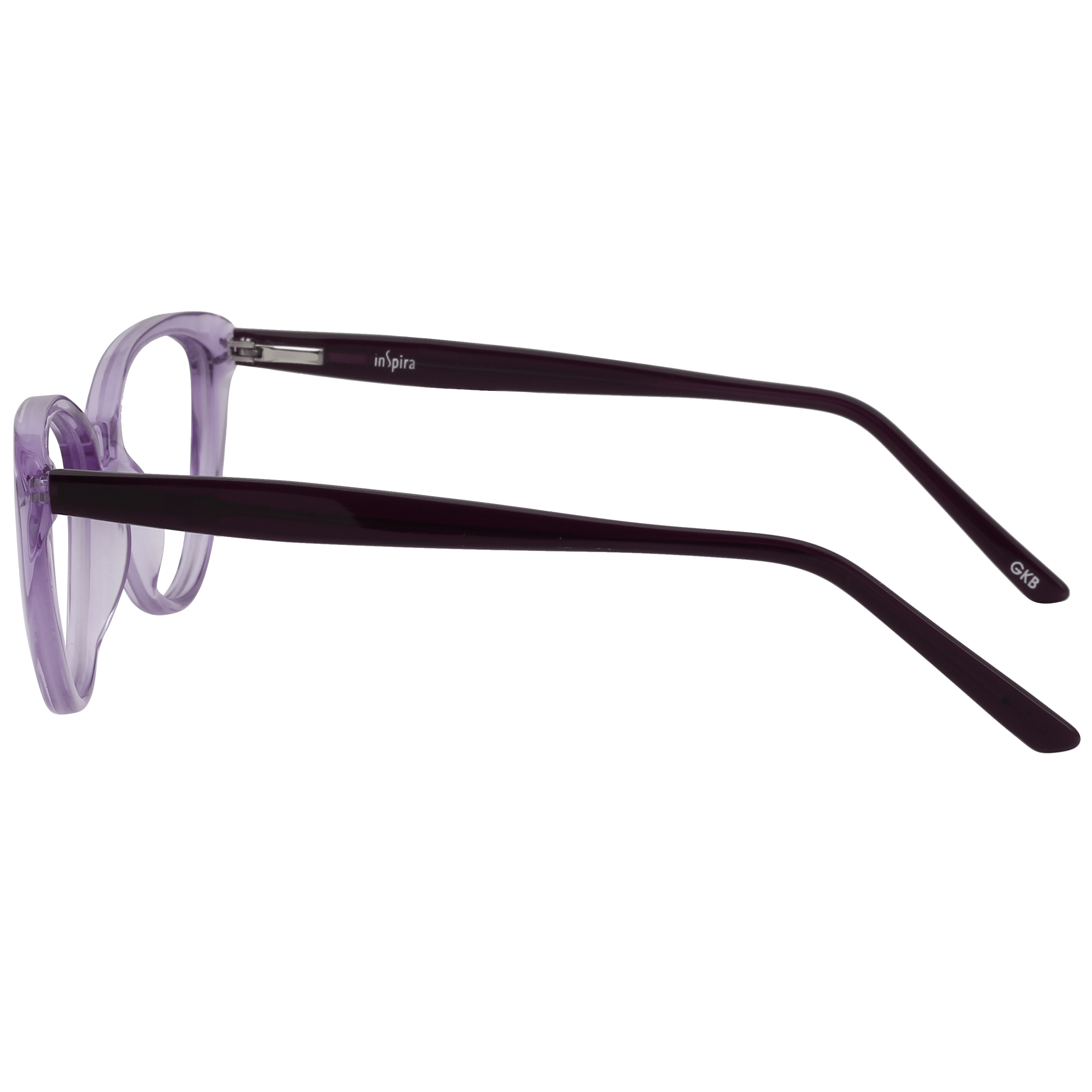 Inspira M-3309 Frame Purple Female Full Shell Frame — Purple frame — view 3