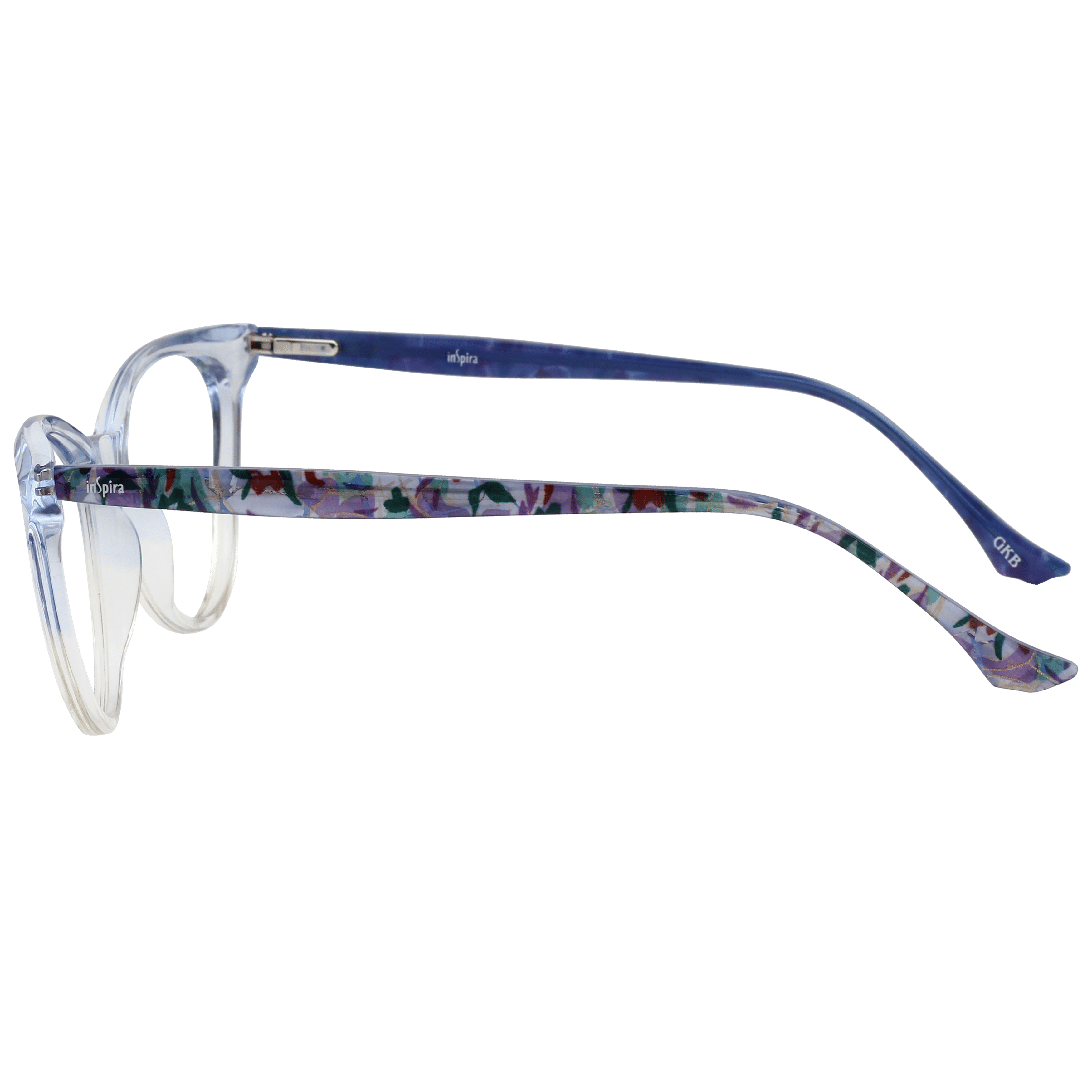 Inspira 5331 Frame Blue Female Full Shell Frame — Blue frame — view 3