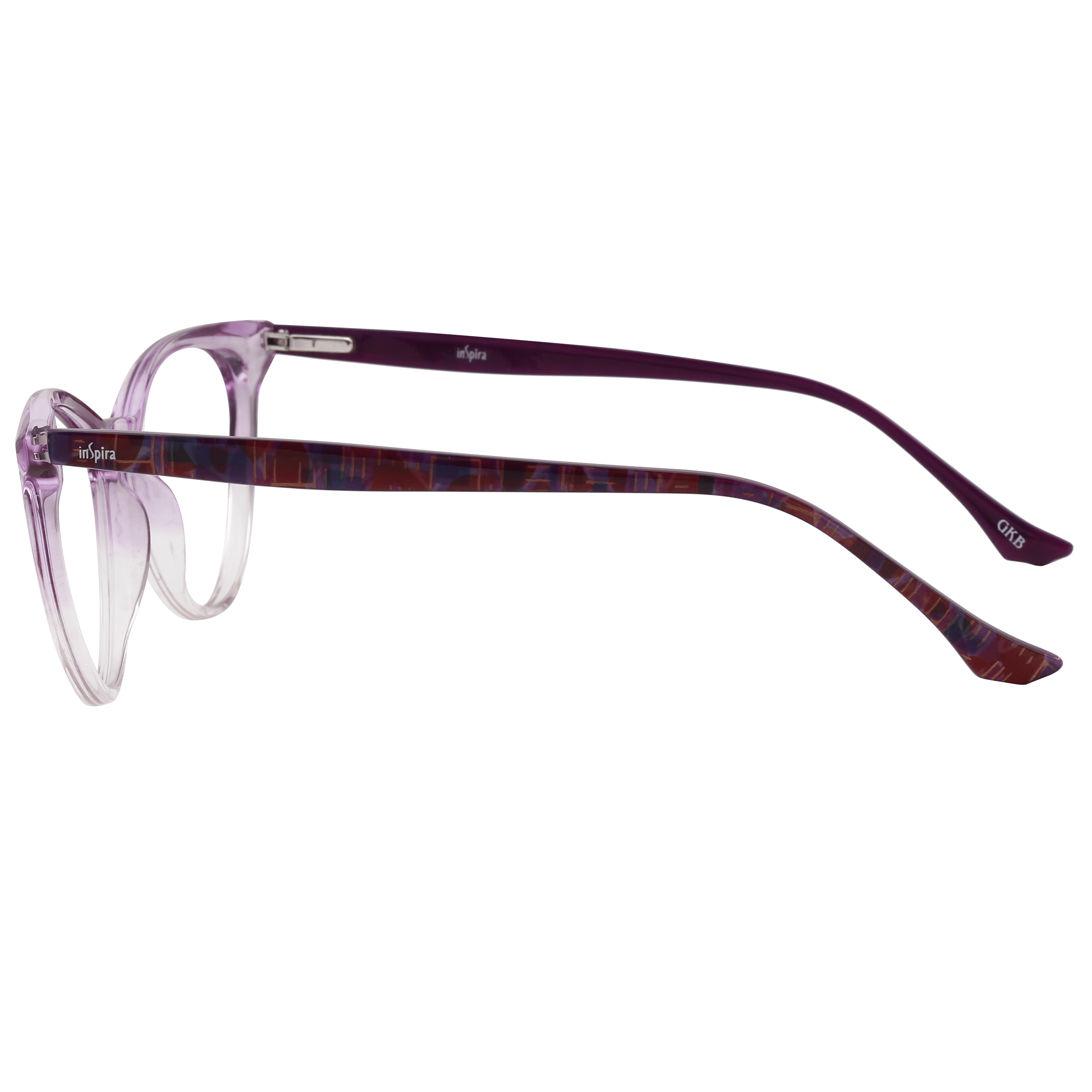 Inspira 5331 Frame Violet Female Full Shell Frame — Violet frame — view 3