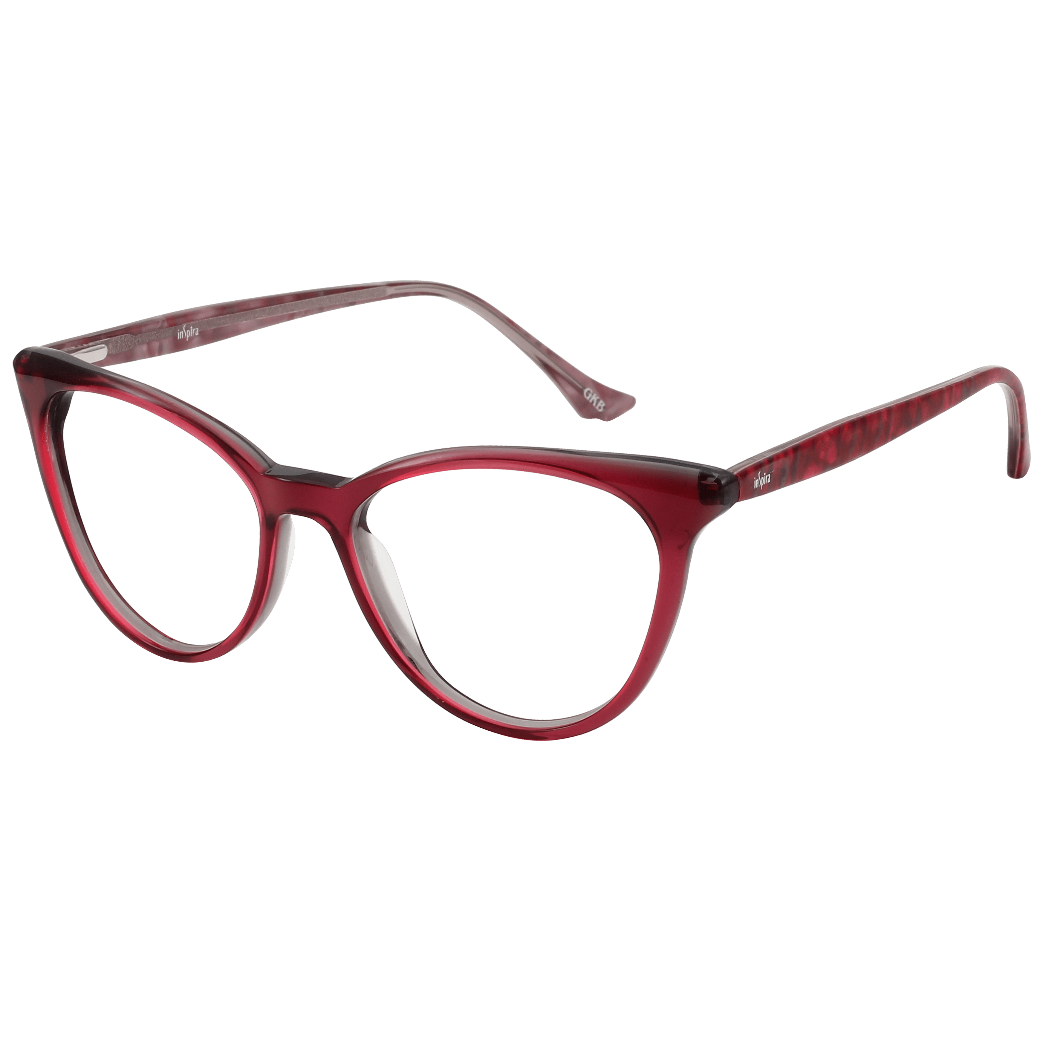 Inspira 5331 Frame Maroon Female Full Shell — Maroon frame