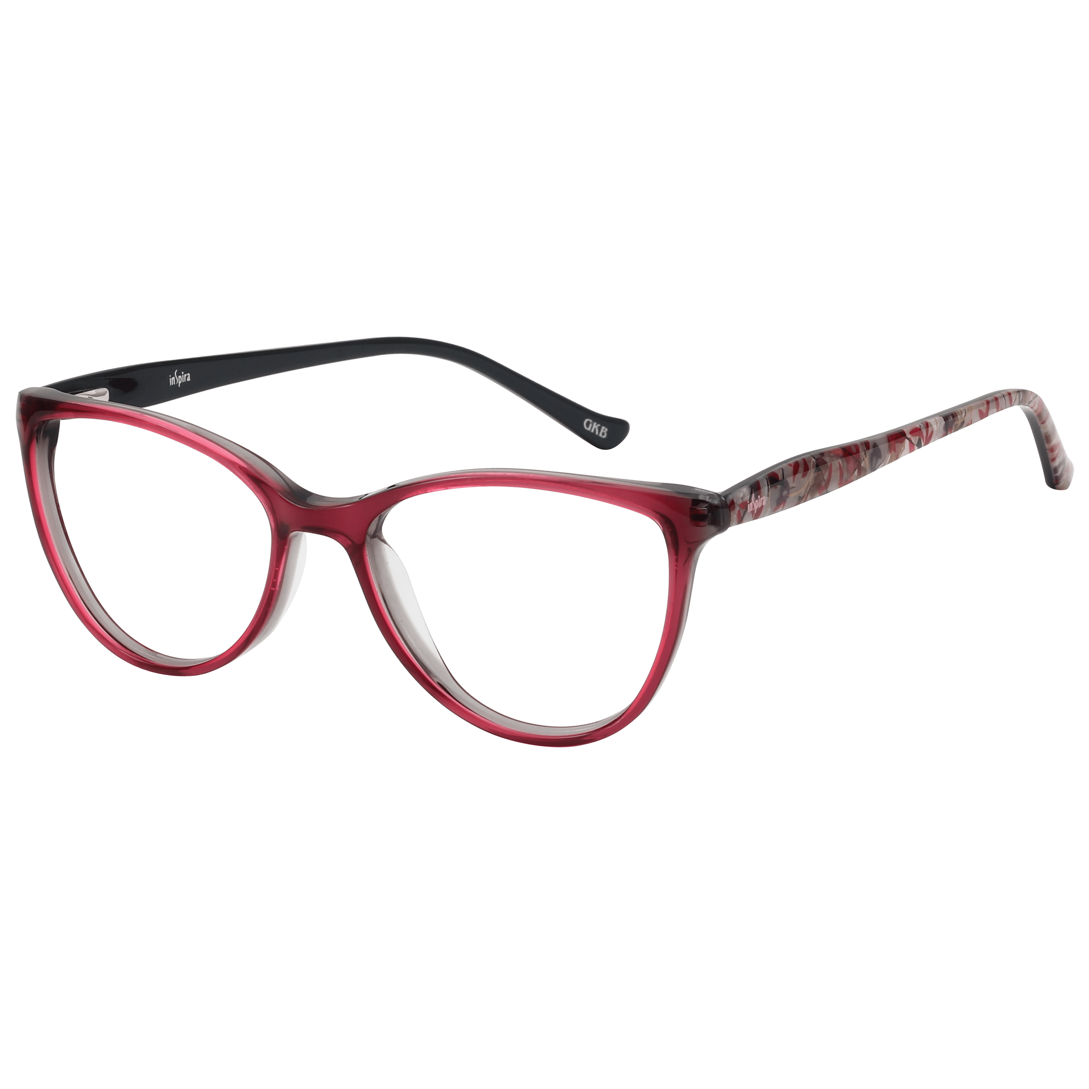 Inspira 5333 Frame Maroon Female Full Shell — Maroon frame