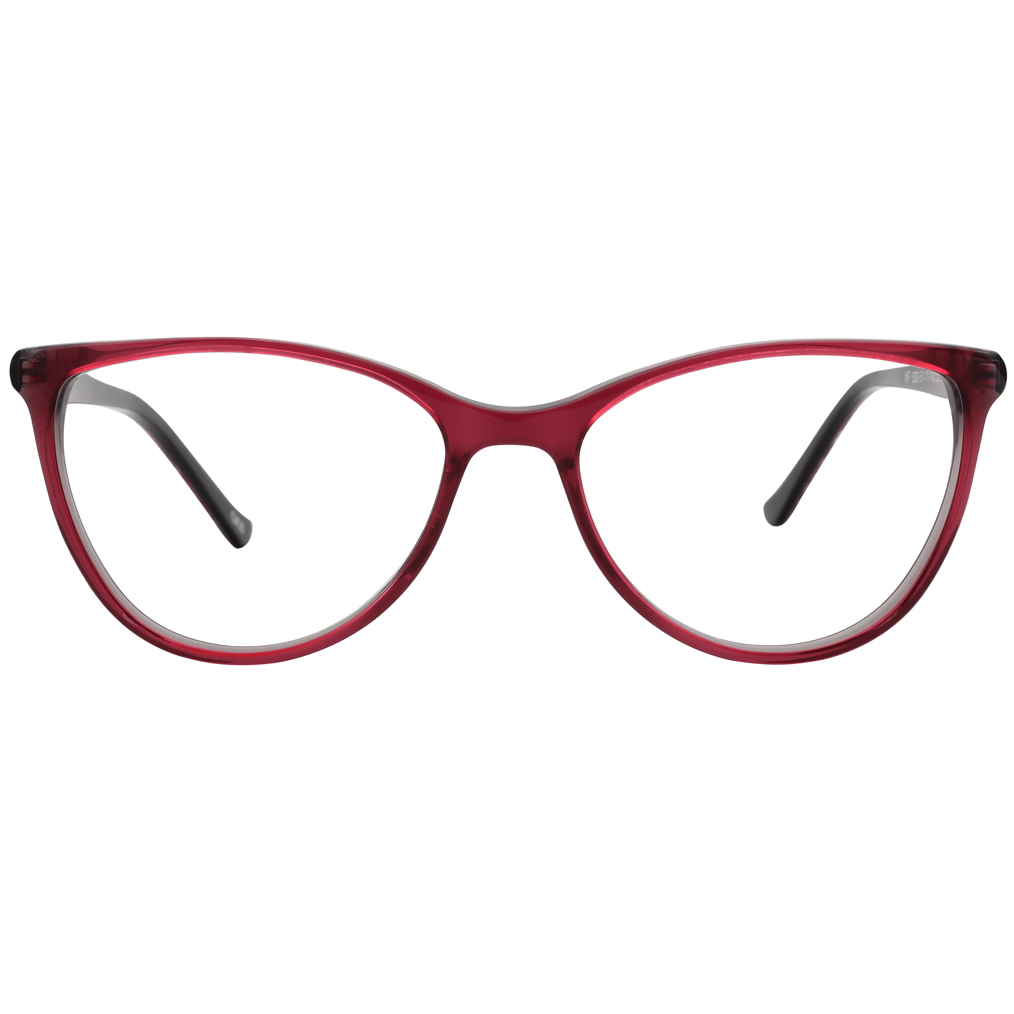 Inspira 5333 Frame Maroon Female Full Shell Frame — Maroon frame — view 2