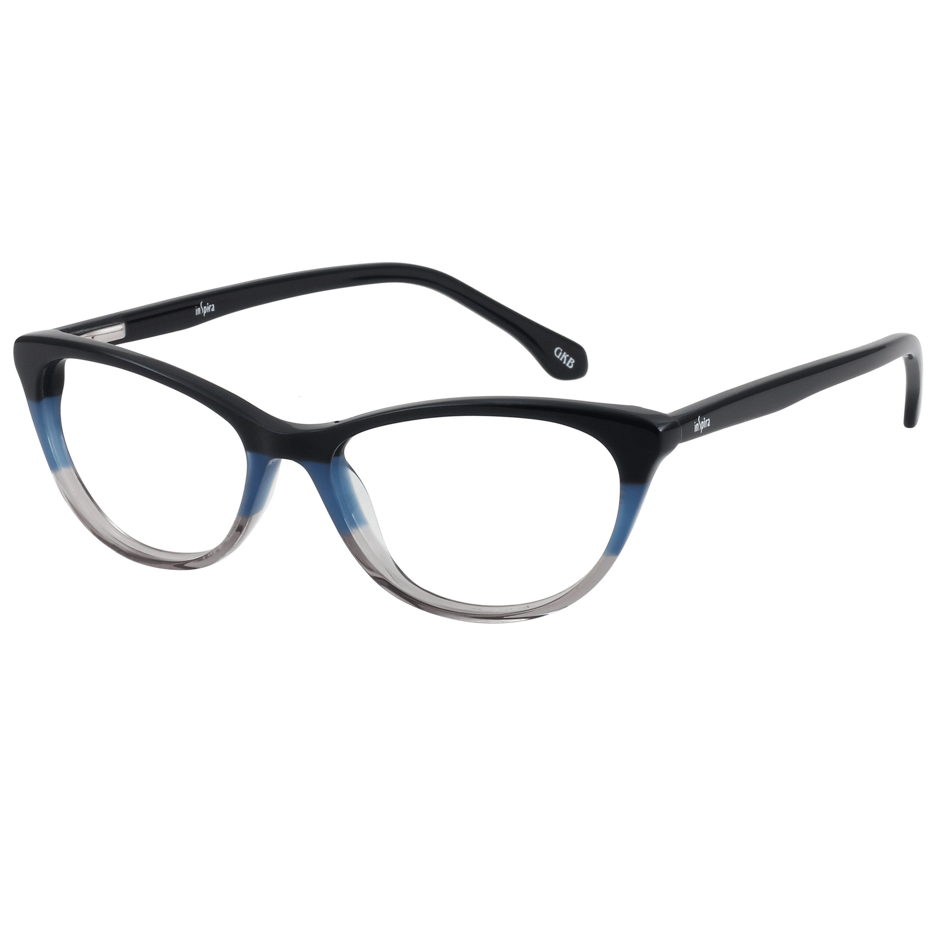 Inspira 2563 Frame Blue Female Full Shell — Blue frame