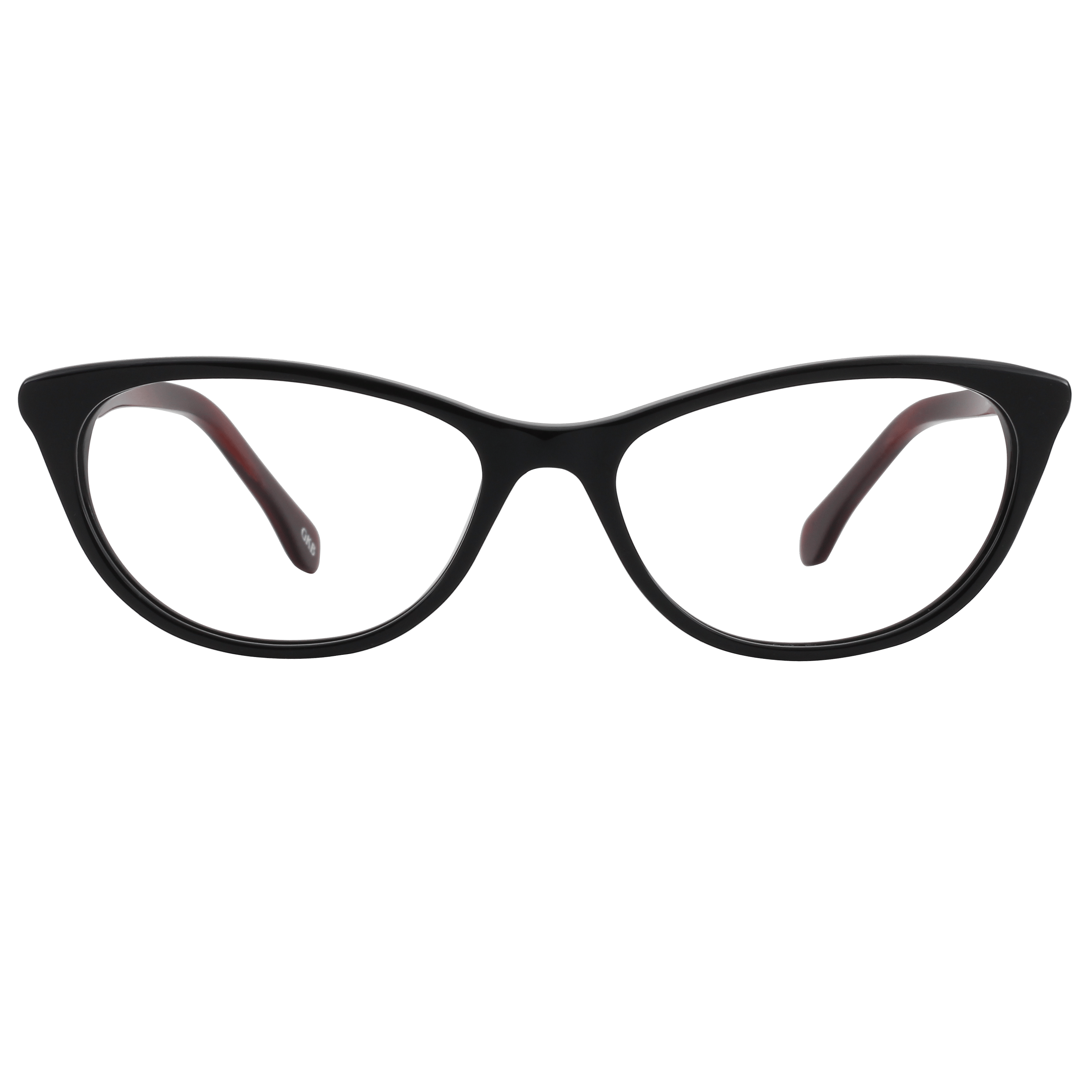 Inspira 2563 Frame Black Female Full Shell Frame — Black frame — view 2