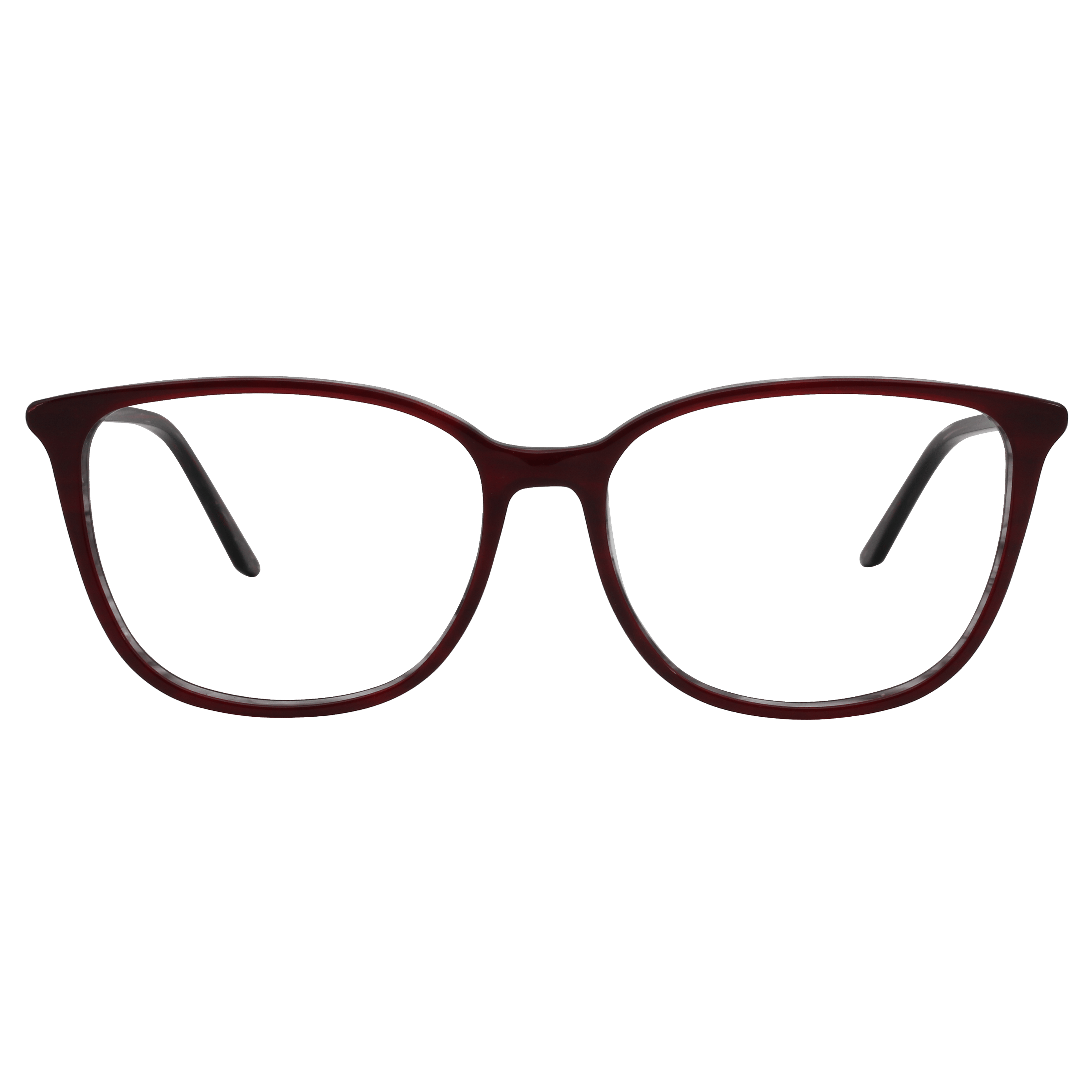 Inspira 5316 Frame Maroon Female Full Shell Frame — Maroon frame — view 2