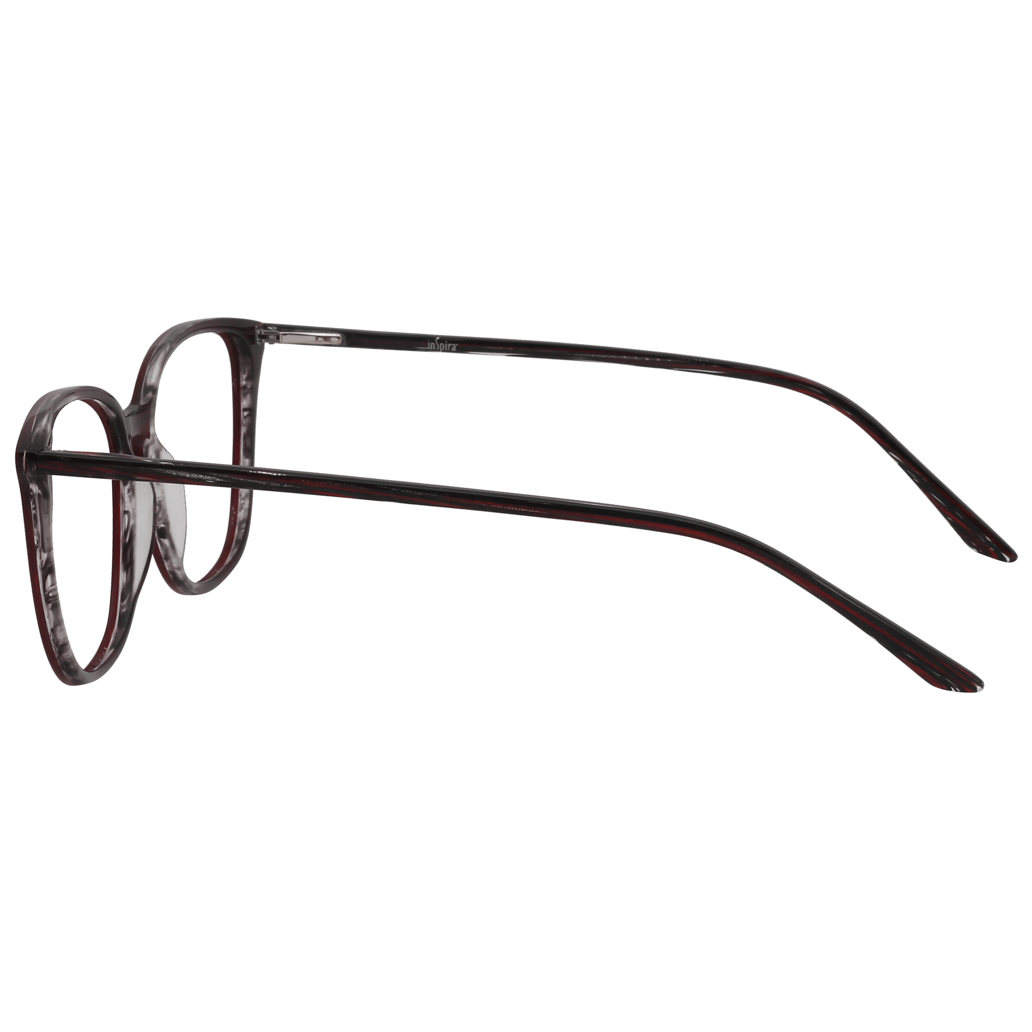 Inspira 5316 Frame Maroon Female Full Shell Frame — Maroon frame — view 3