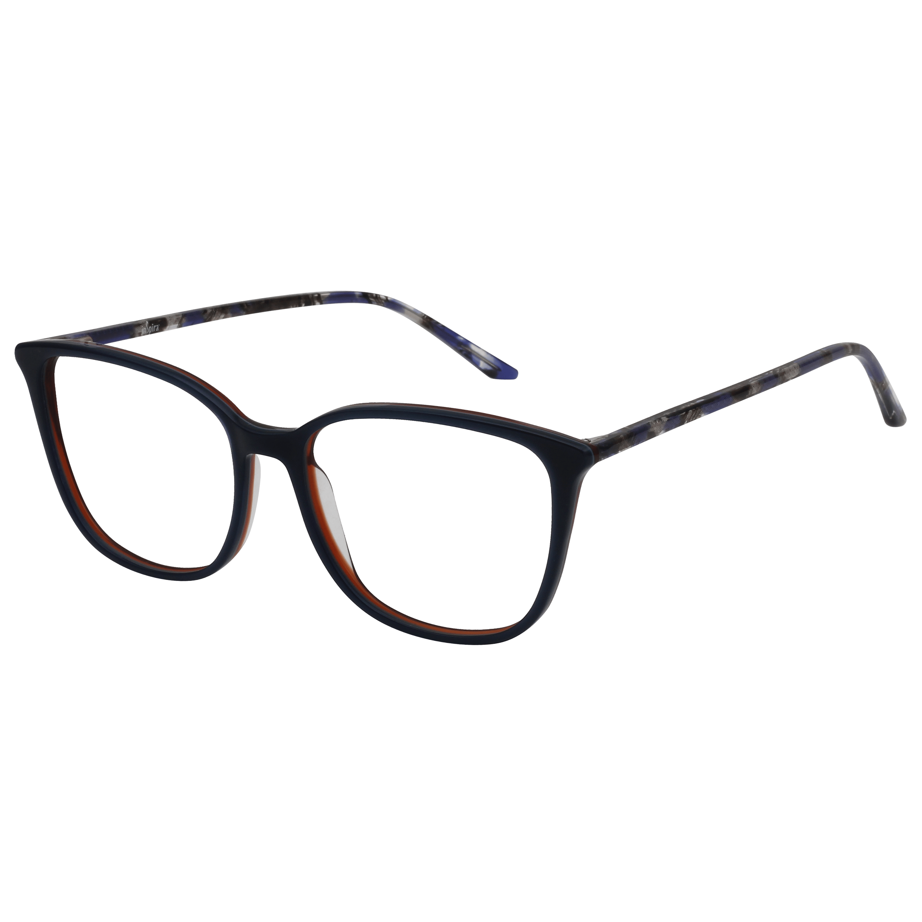 Inspira 5316 Frame Blue Female Full Shell — Blue frame
