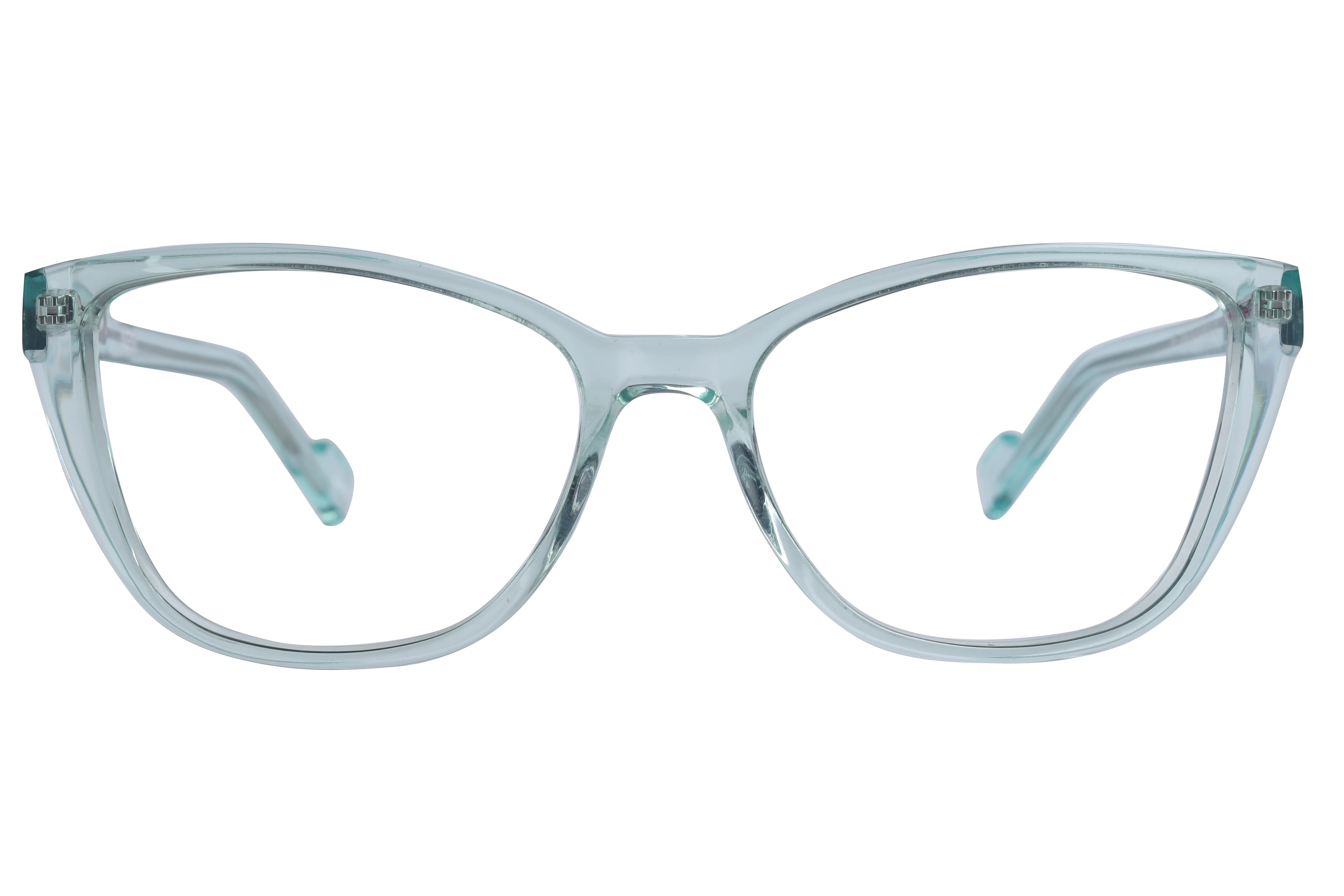 Inspira F2098 Frame Transparent Green Female Full Shell — Transparent Green frame