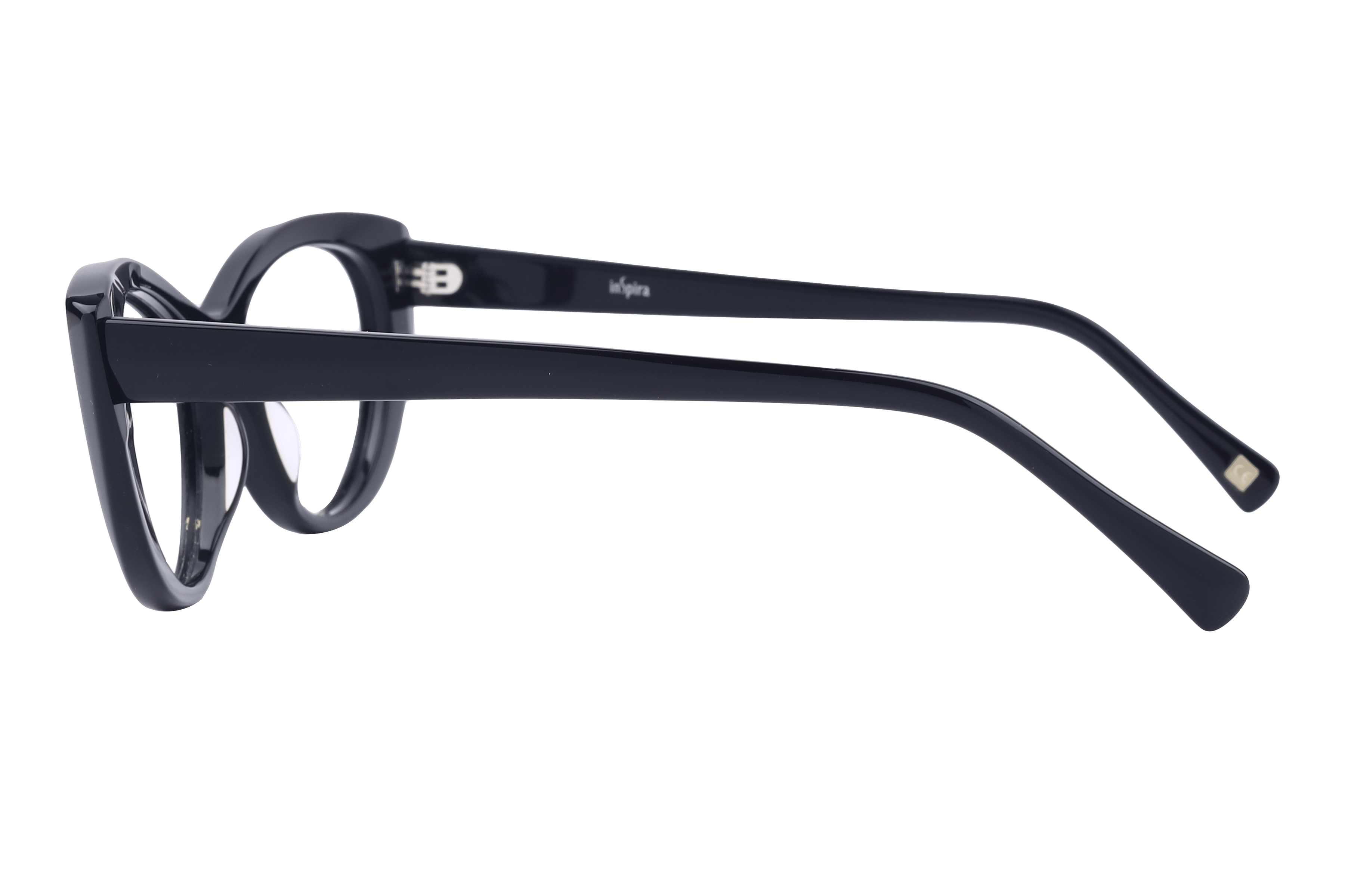 Inspira AS6313 Frame Black Female Full Shell Frame — Black frame — view 3
