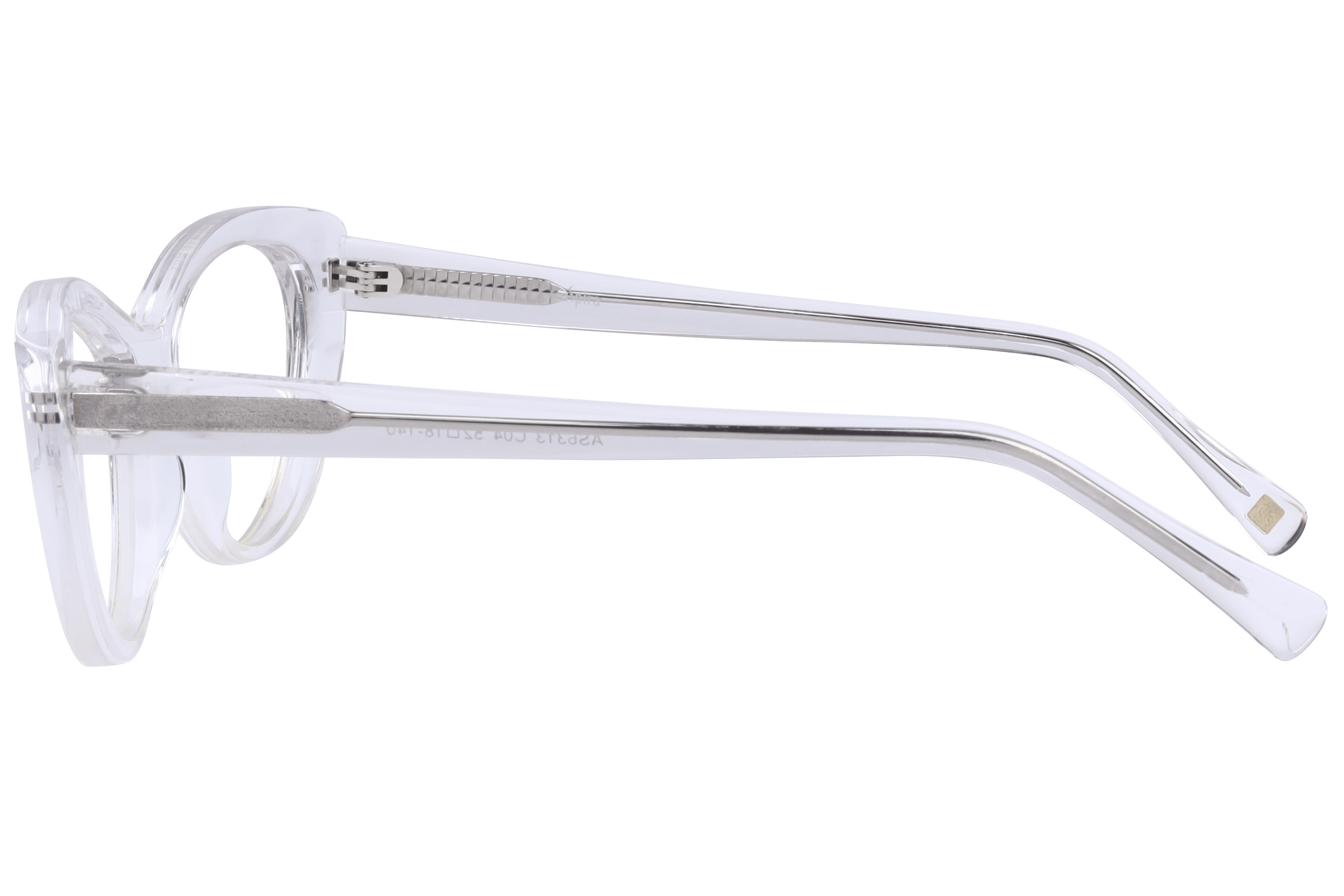 Inspira AS6313 Frame Transparent Female Full Shell Frame — Transparent frame — view 3