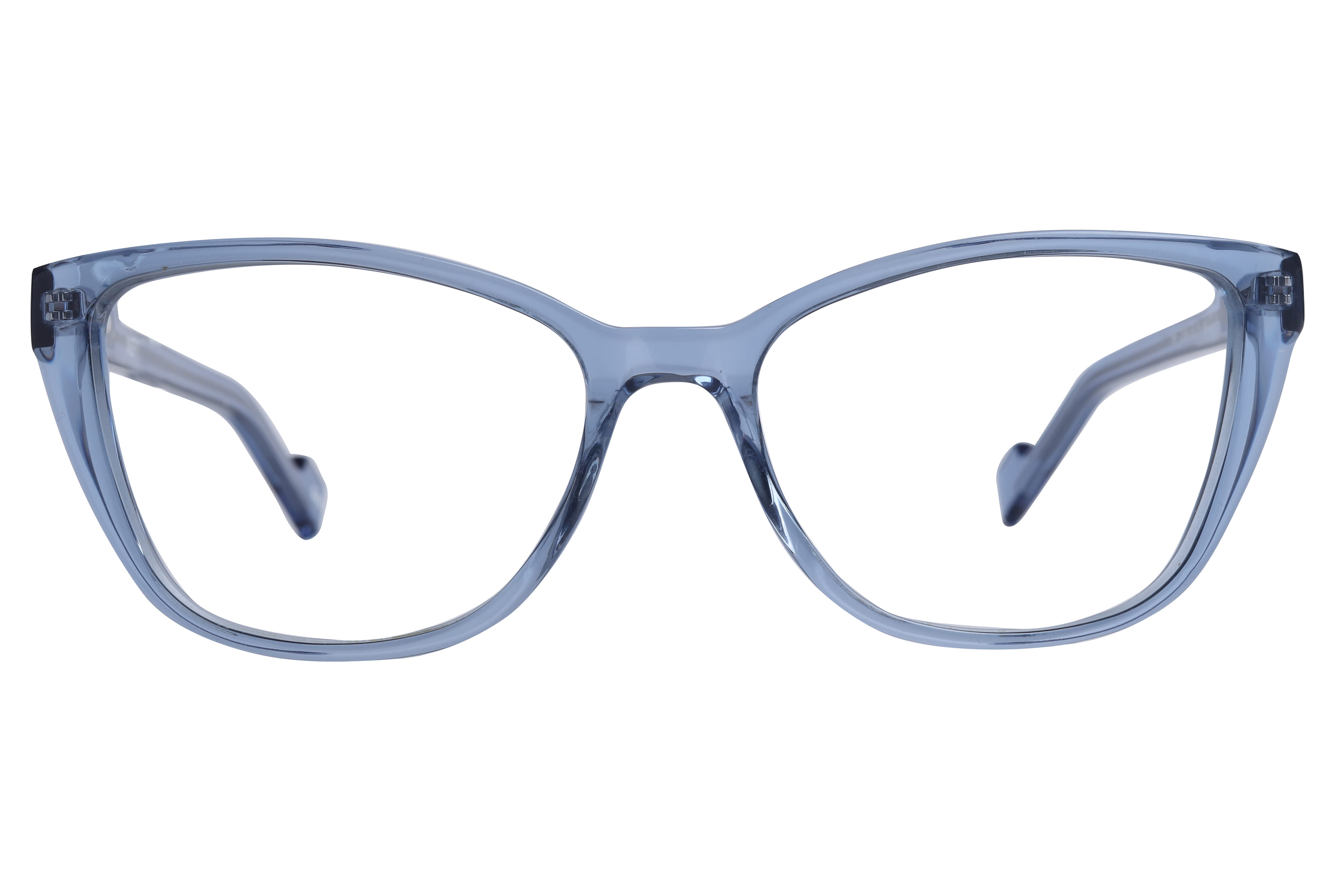 Inspira F2098 Frame Transparent Blue Female Full Shell — Transparent Blue frame