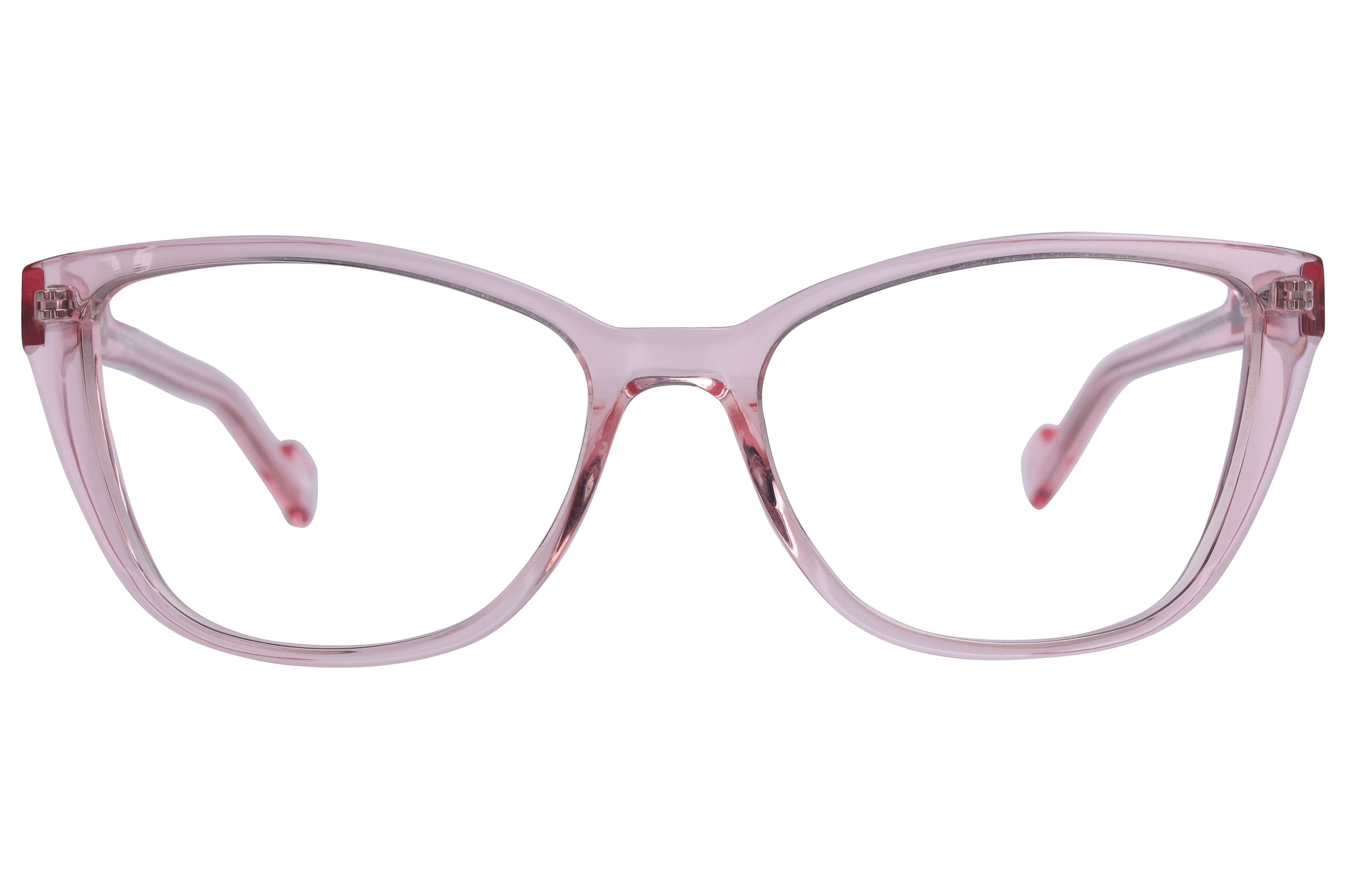 Inspira F2098 Frame Transparent Pink Female Full Shell — Transparent Pink frame