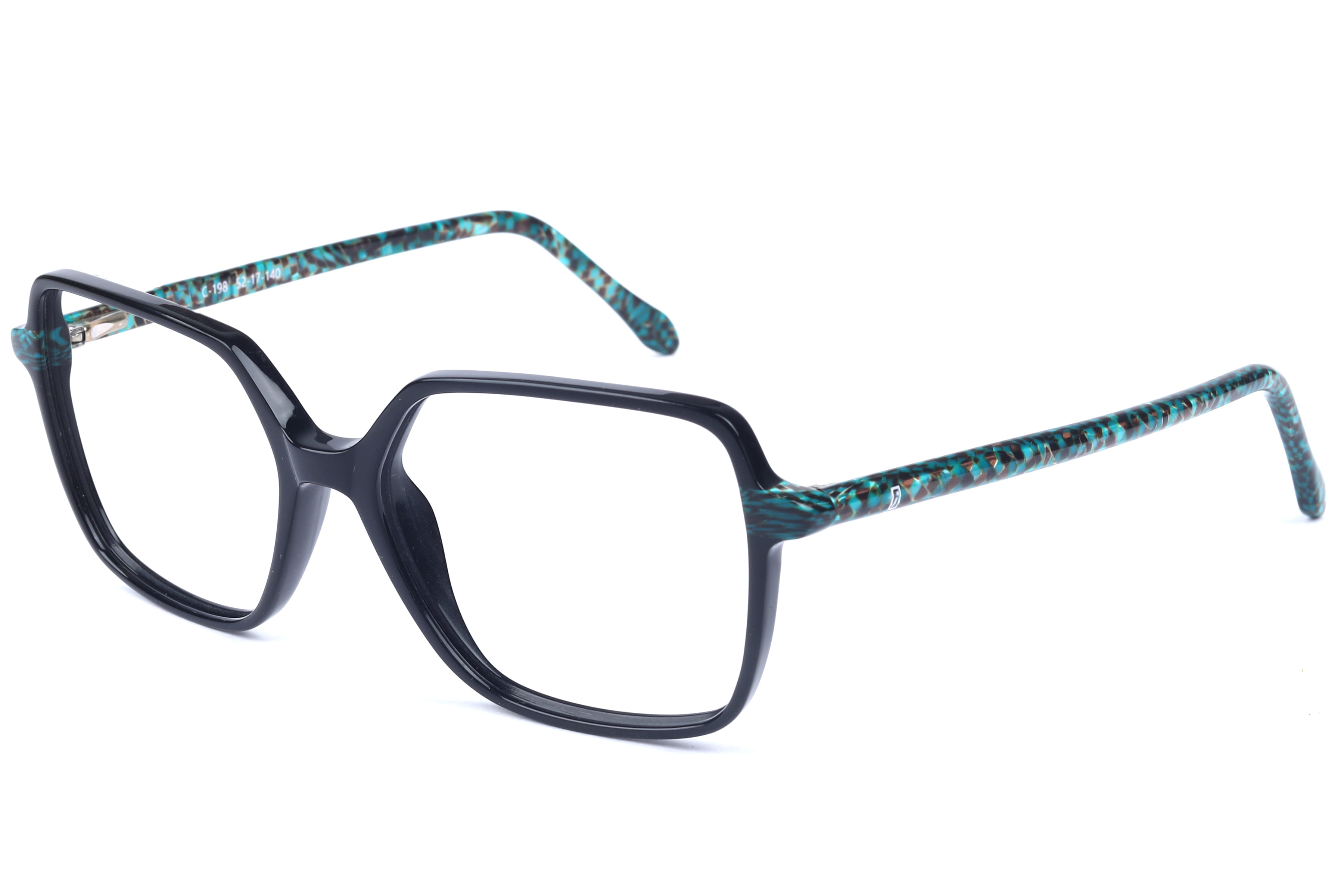 Inspira M-374 Frame Black Female Full Shell Frame — Black frame — view 1
