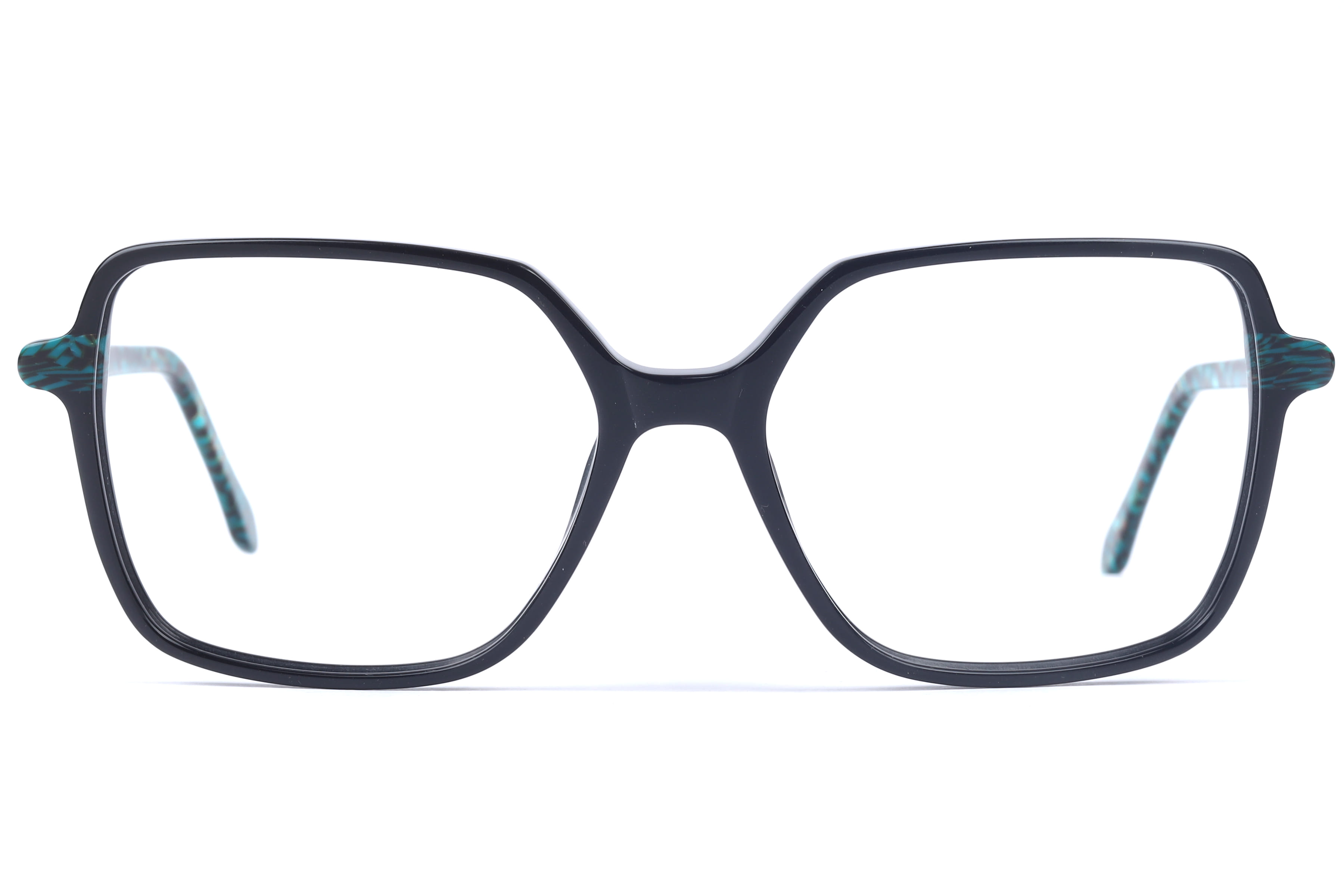 Inspira M-374 Frame Black Female Full Shell Frame — Black frame — view 2