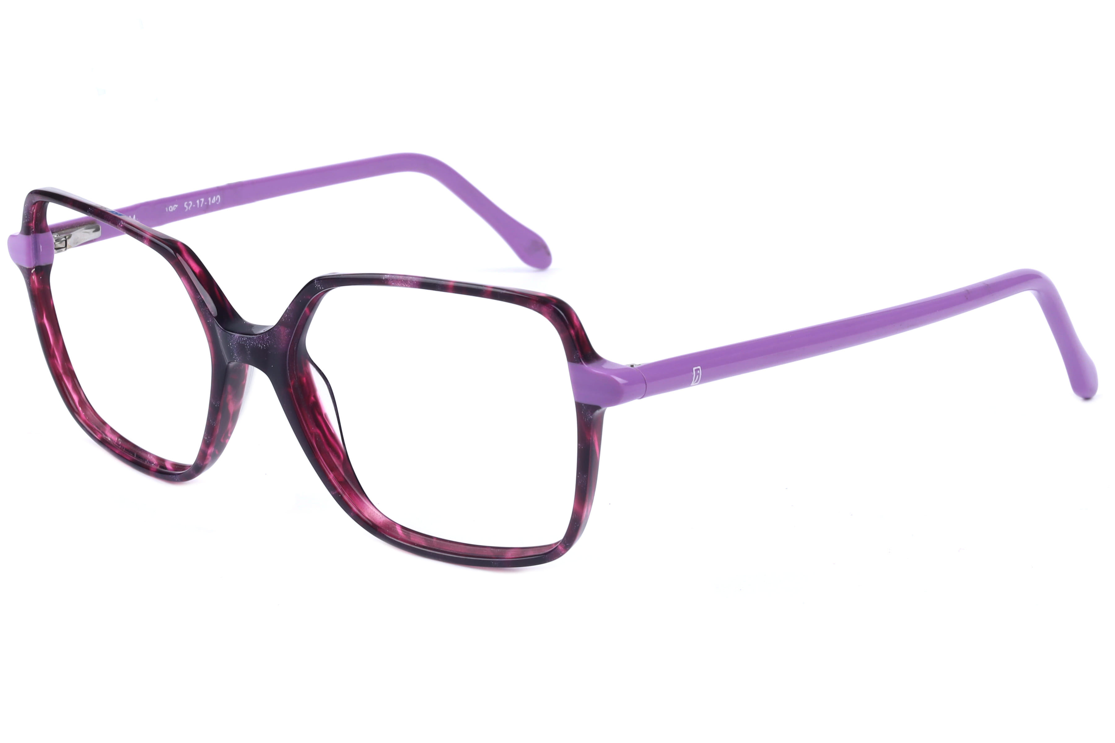 Inspira M-374 Frame Violet Female Full Shell Frame — Violet frame — view 1