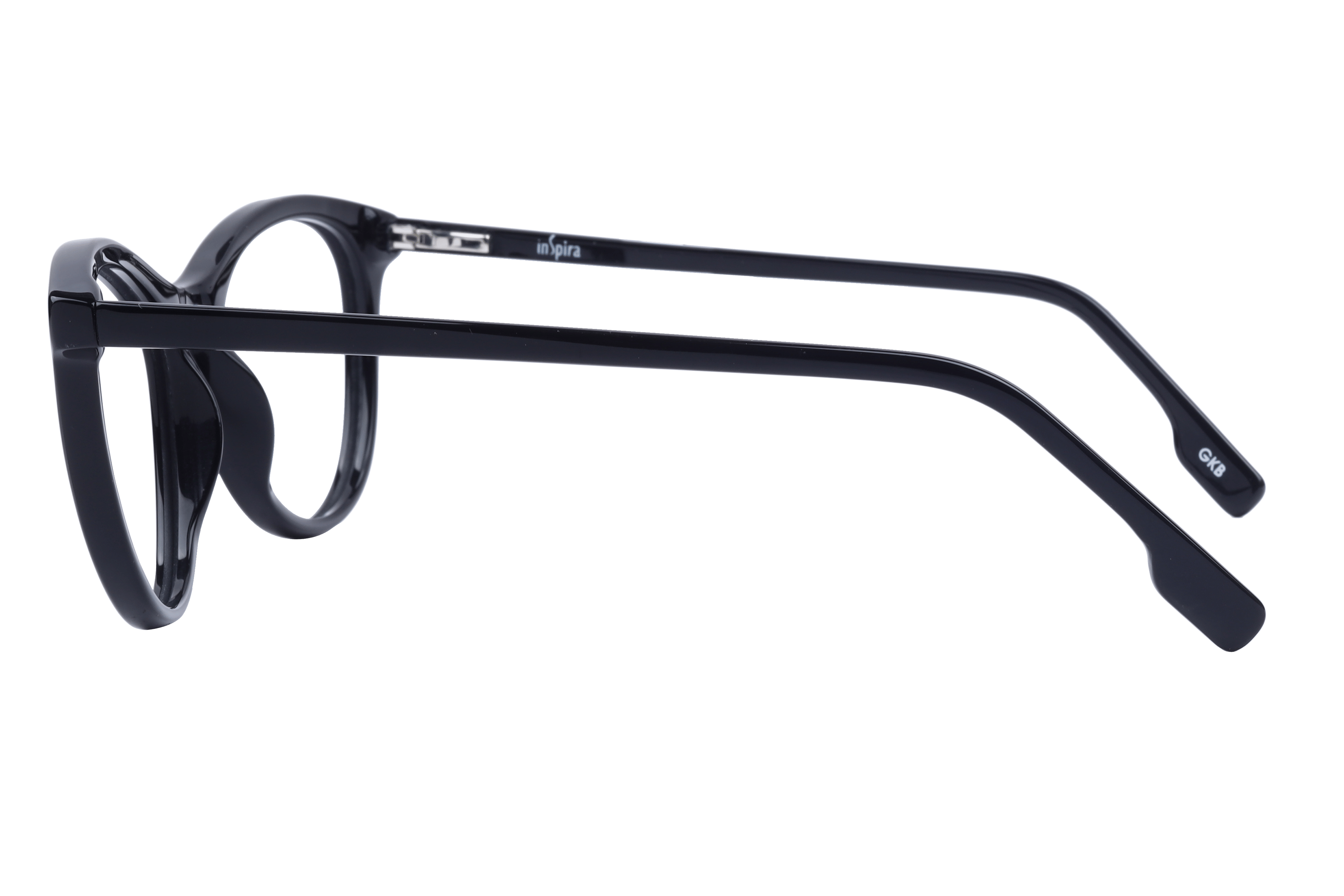 Inspira M-3335 Frame Black Female Full Shell Frame — Black frame — view 3