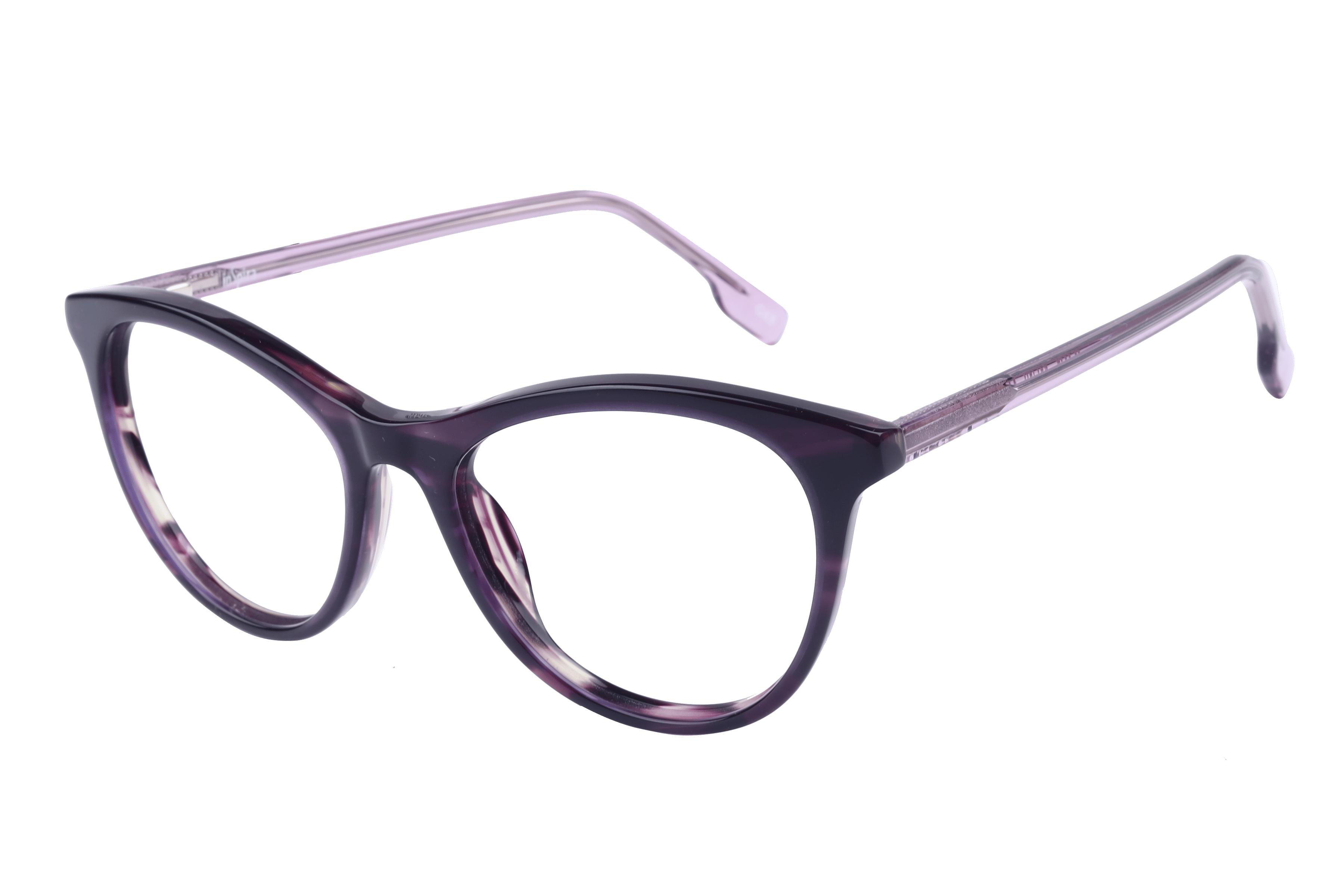 Inspira M-3335 Frame Violet Female Full Shell — Black frame