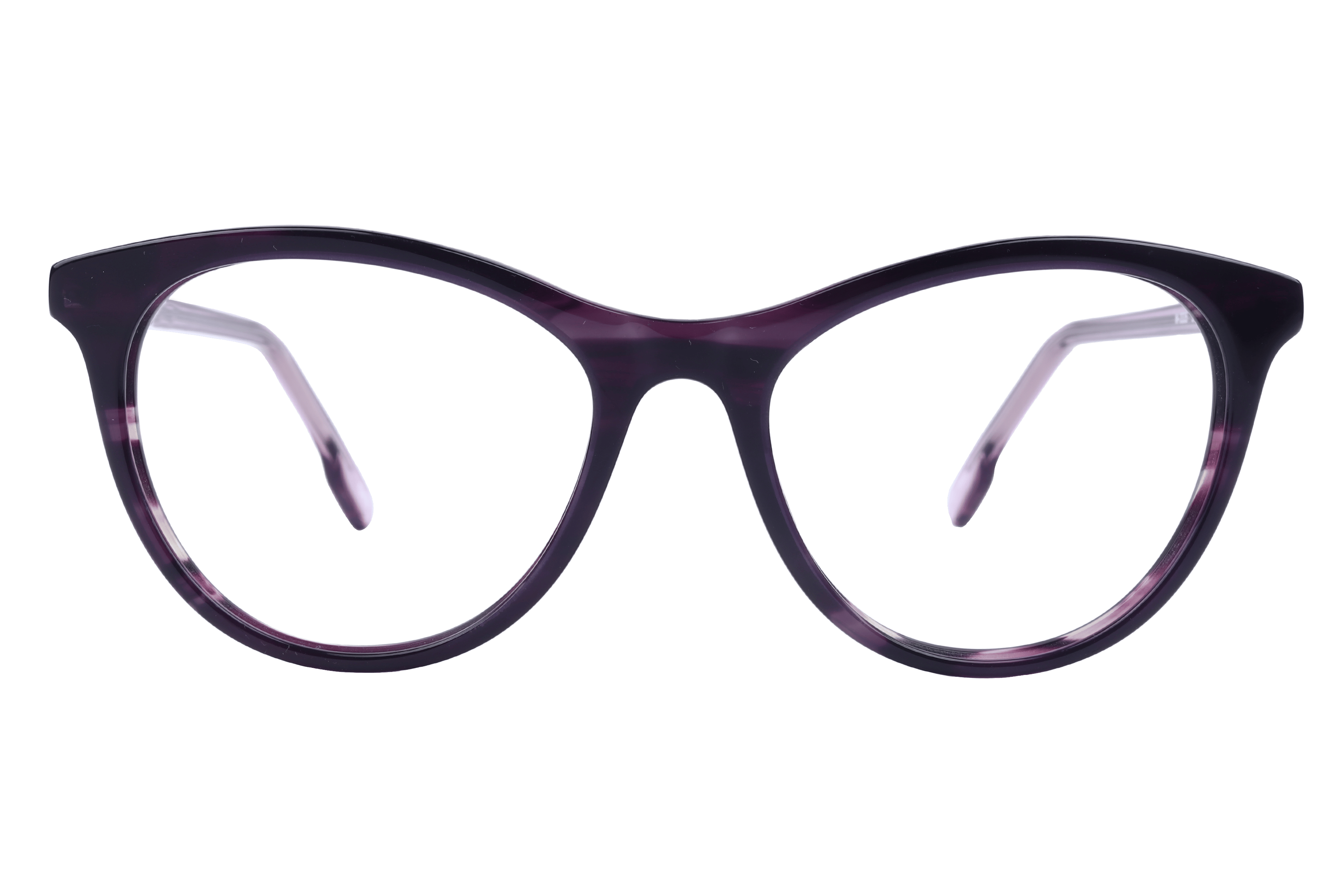 Inspira M-3335 Frame Violet Female Full Shell — Black frame