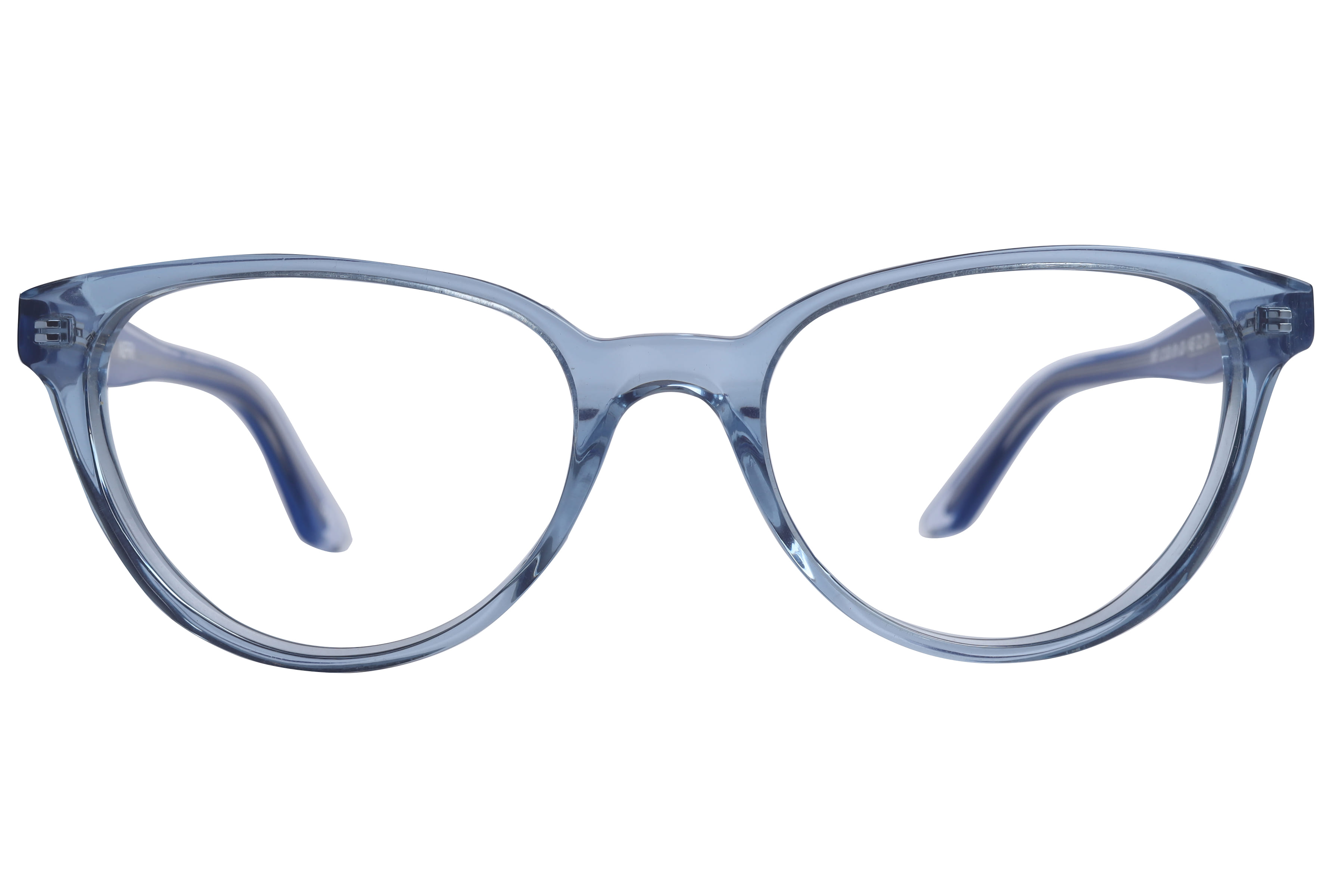 Inspira F2133 Frame Transparent Blue Female Full Shell — Transparent Blue frame