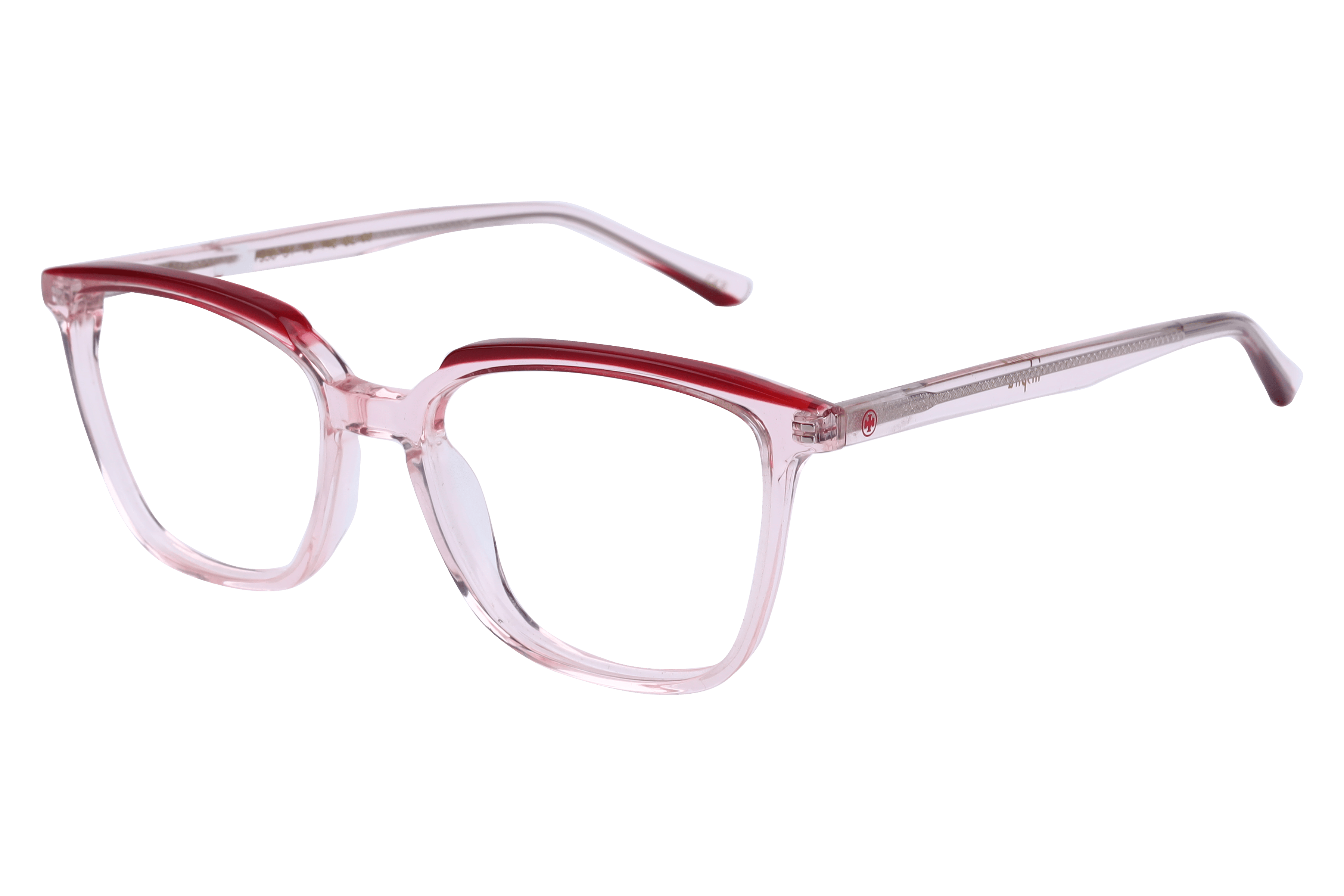 Inspira 1950 Frame Transparent Pink Female Full Shell — Transparent Pink frame
