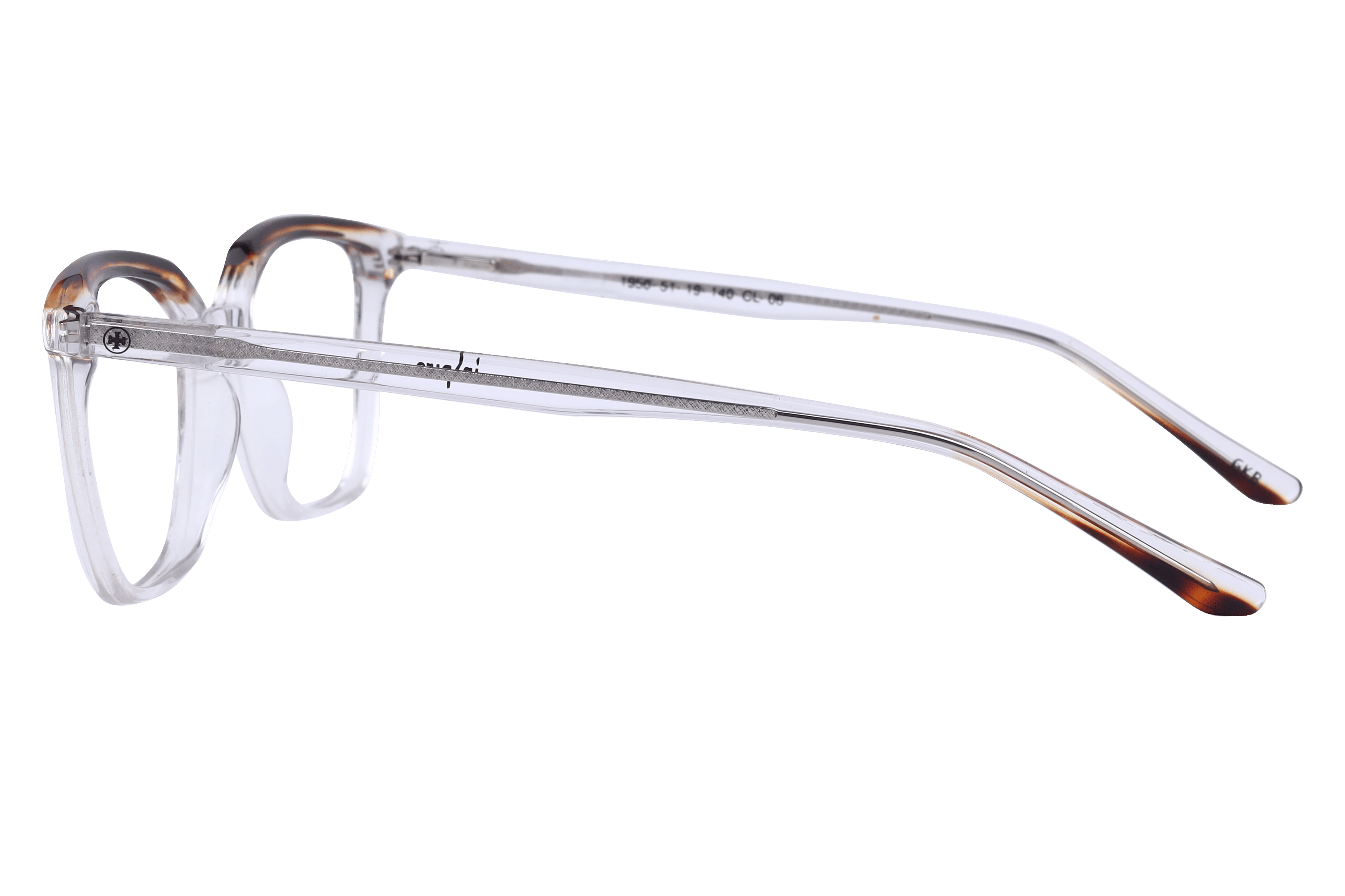 Inspira 1950 Frame Transparent Female Full Shell Frame — Transparent frame — view 3