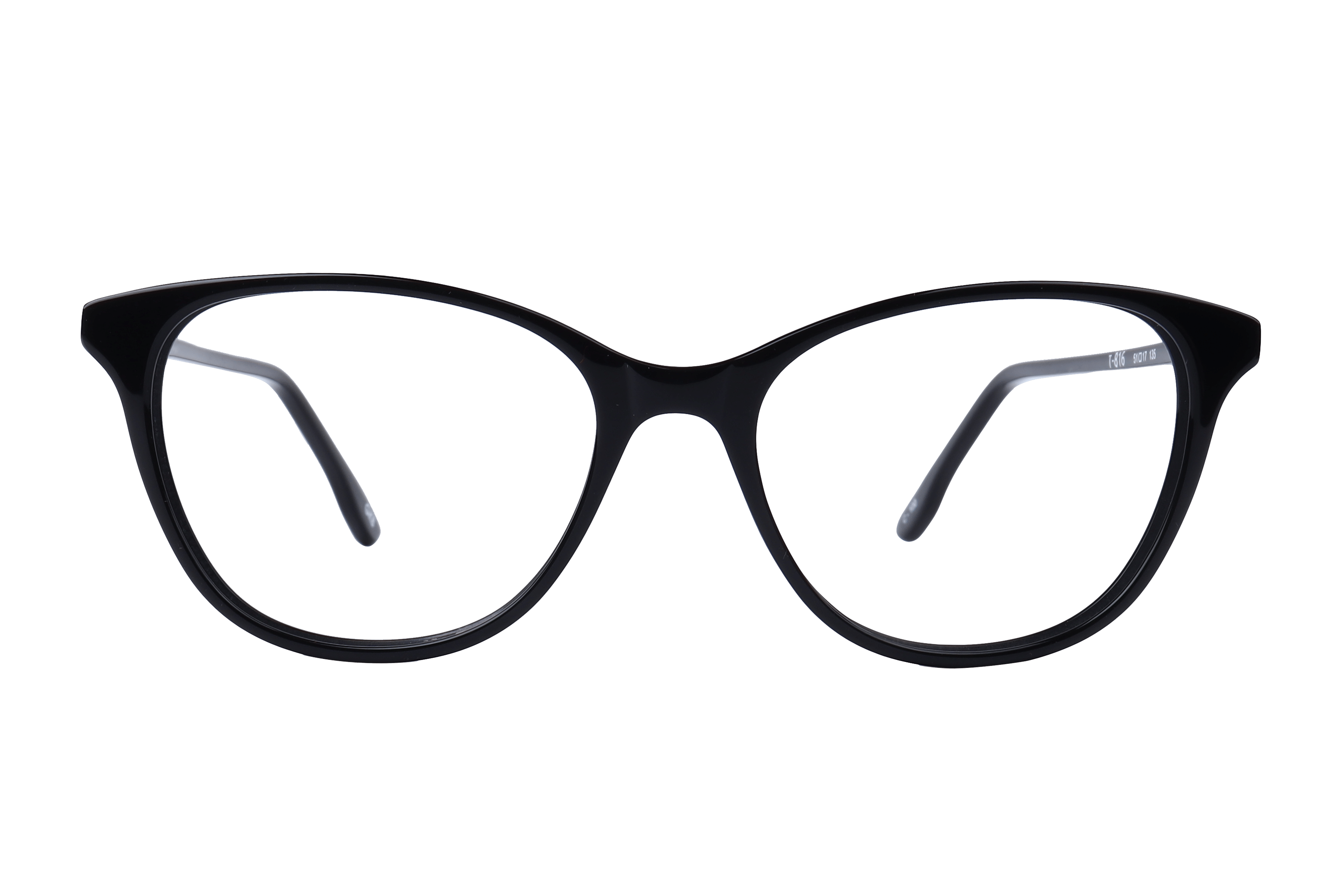 Inspira T-816 Frame Black Female Full Shell Frame — Black frame — view 2