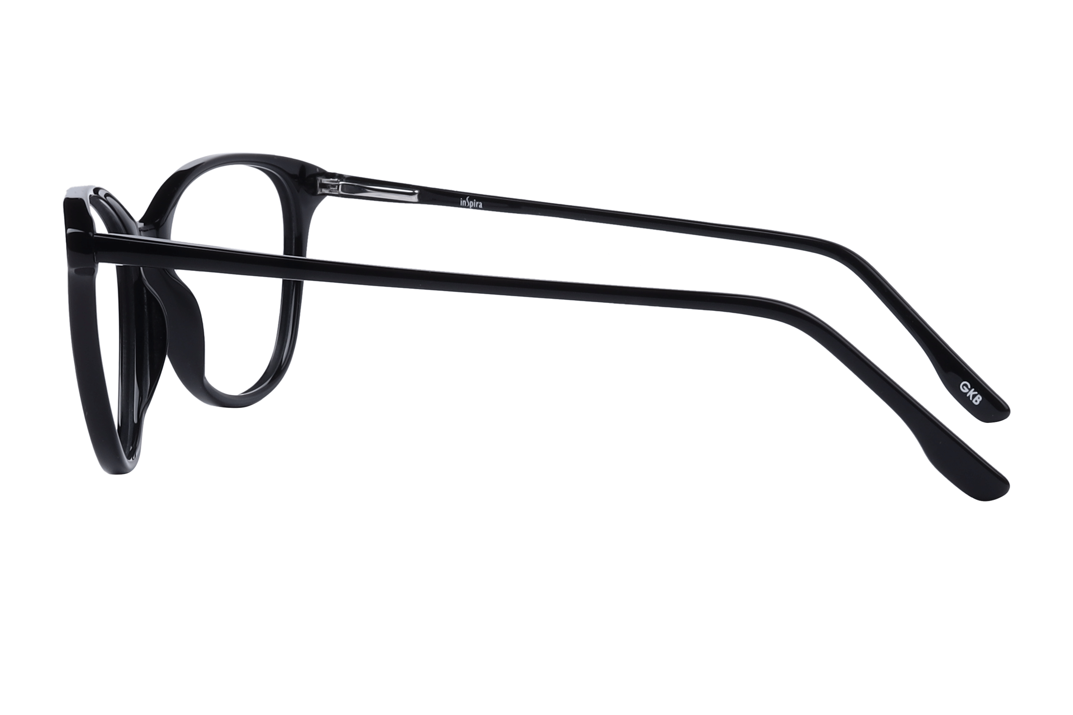 Inspira T-816 Frame Black Female Full Shell Frame — Black frame — view 3