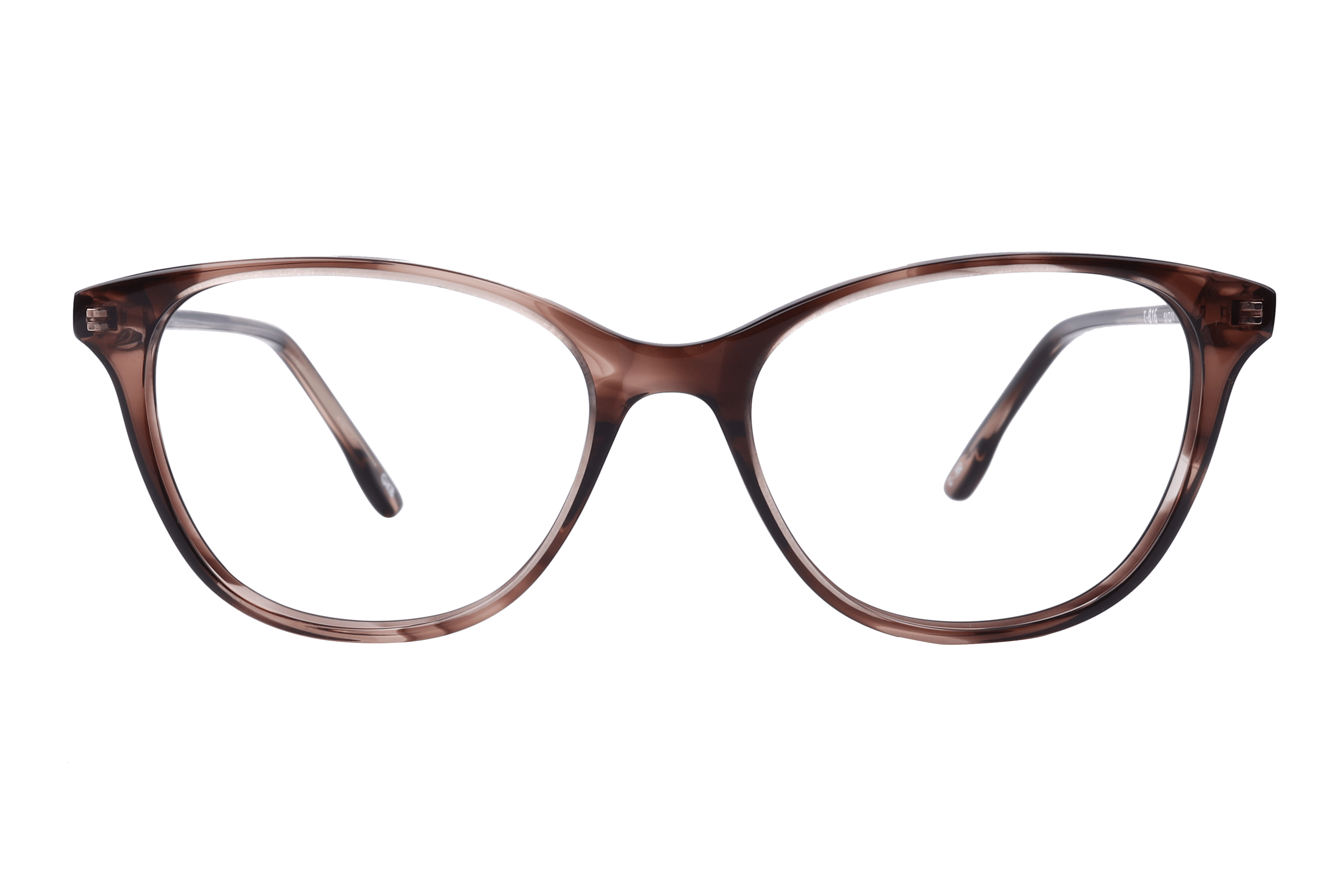 Inspira T-816 Frame Brown Female Full Shell Frame — Brown frame — view 2