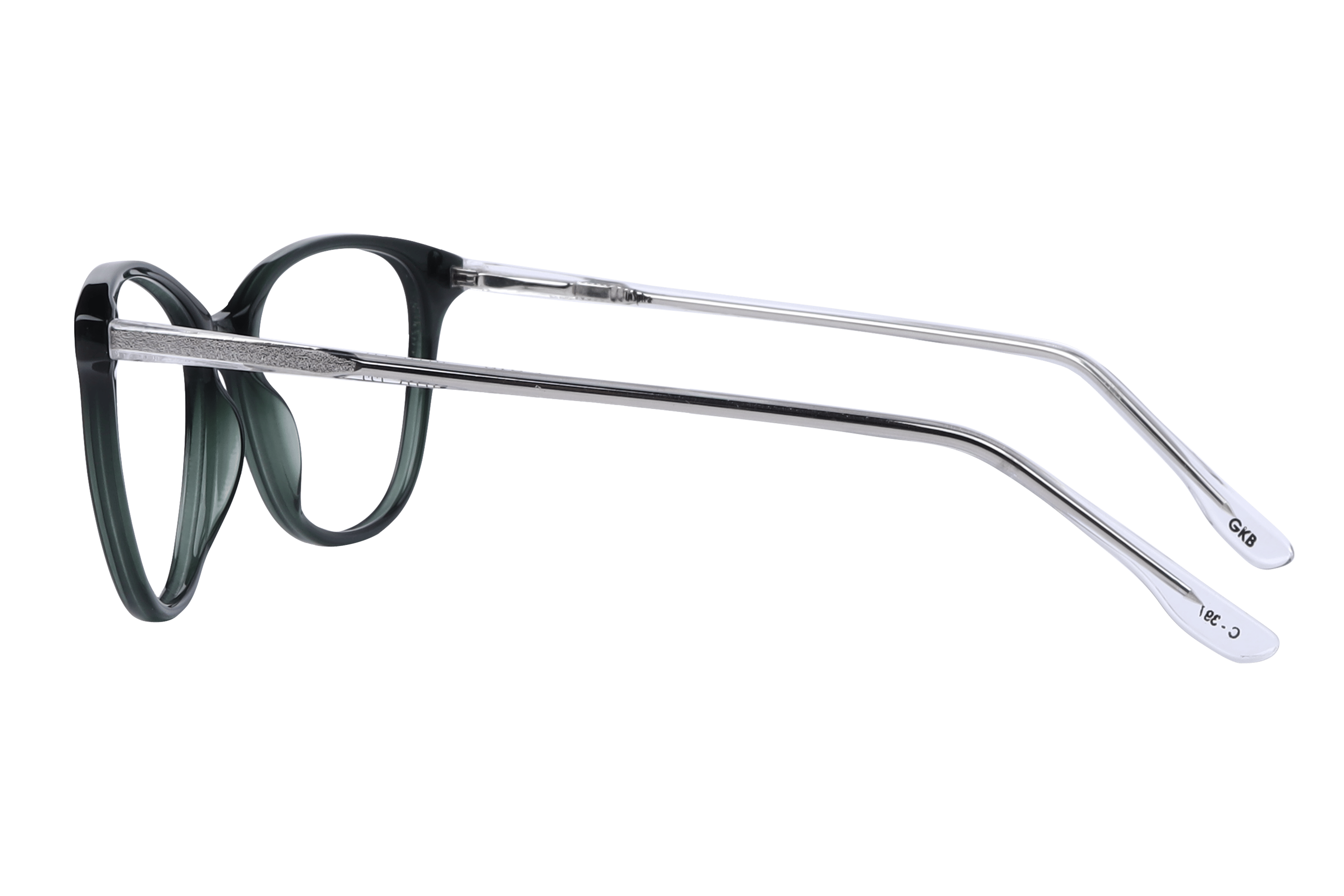 Inspira T-816 Frame Green Female Full Shell Frame — Green frame — view 3