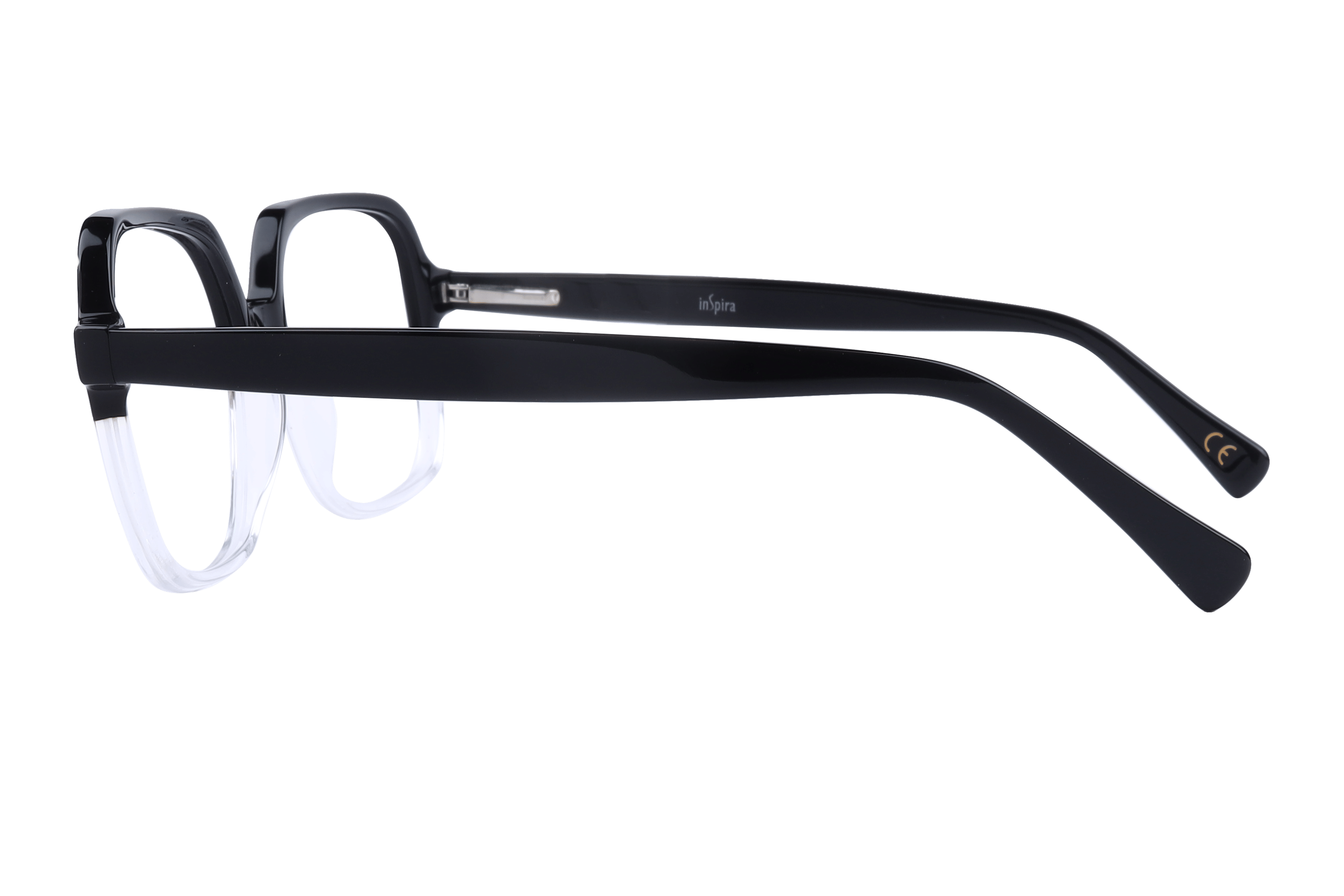 Inspira AS6424 Frame Black Female Full Shell Frame — Black frame — view 3