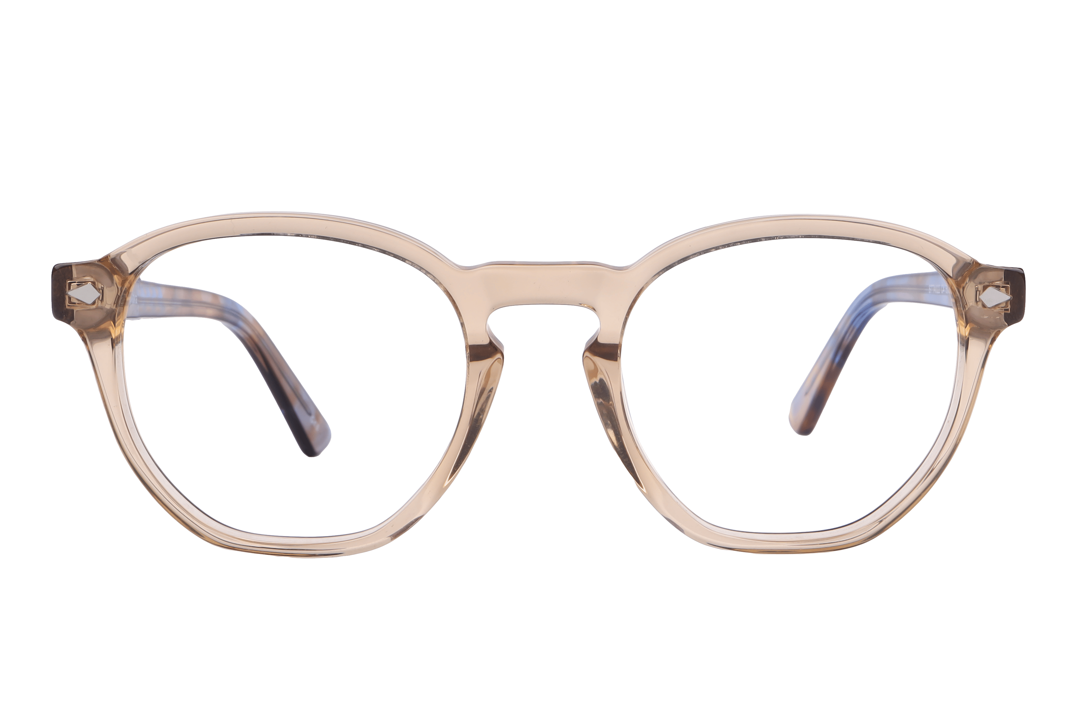 Inspira STTA022 Frame Transparent Brown Female Full Shell Frame — Transparent Brown frame — view 2