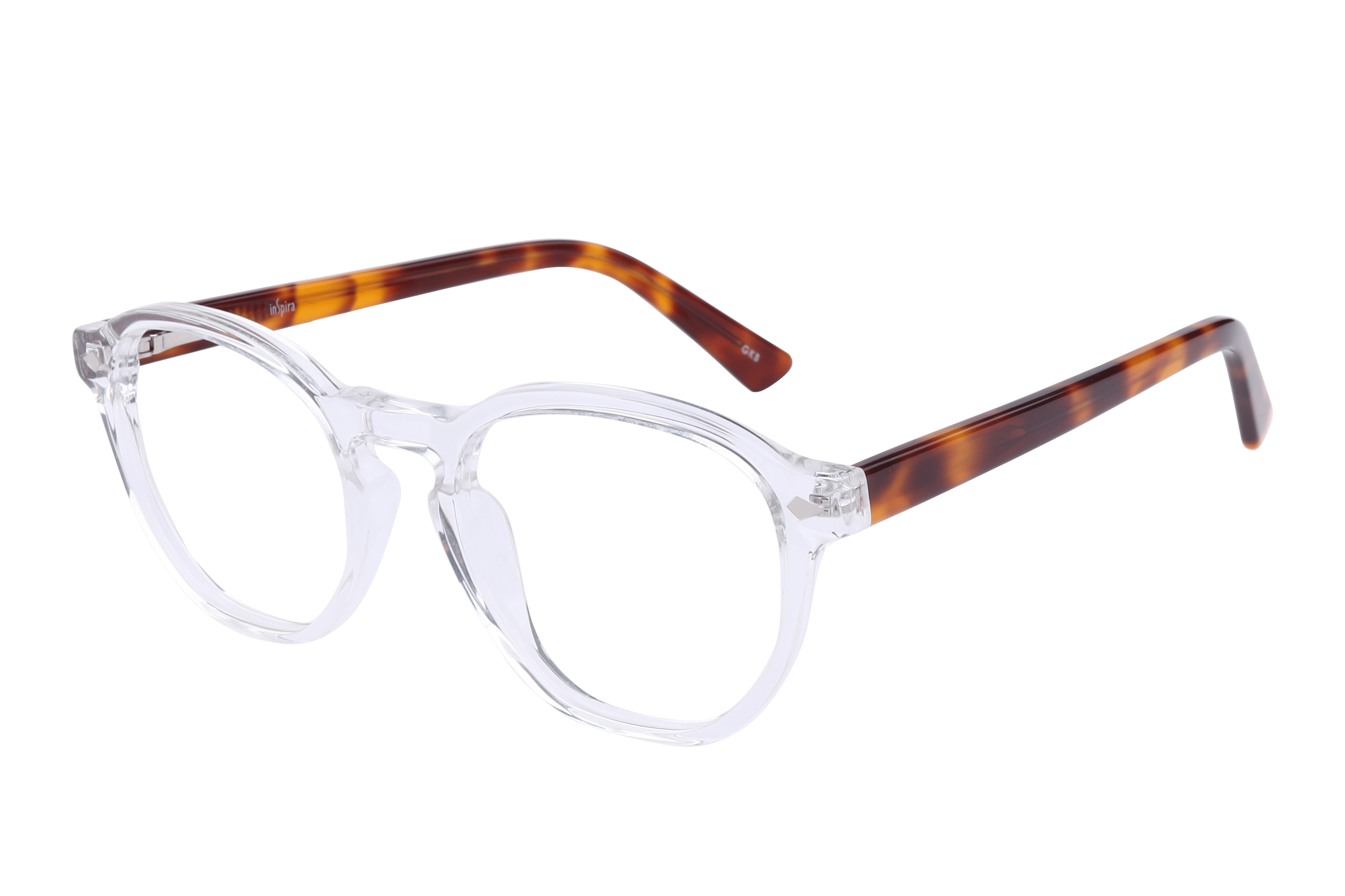 Inspira STTA022 Frame Transparent Female Full Shell — Transparent frame