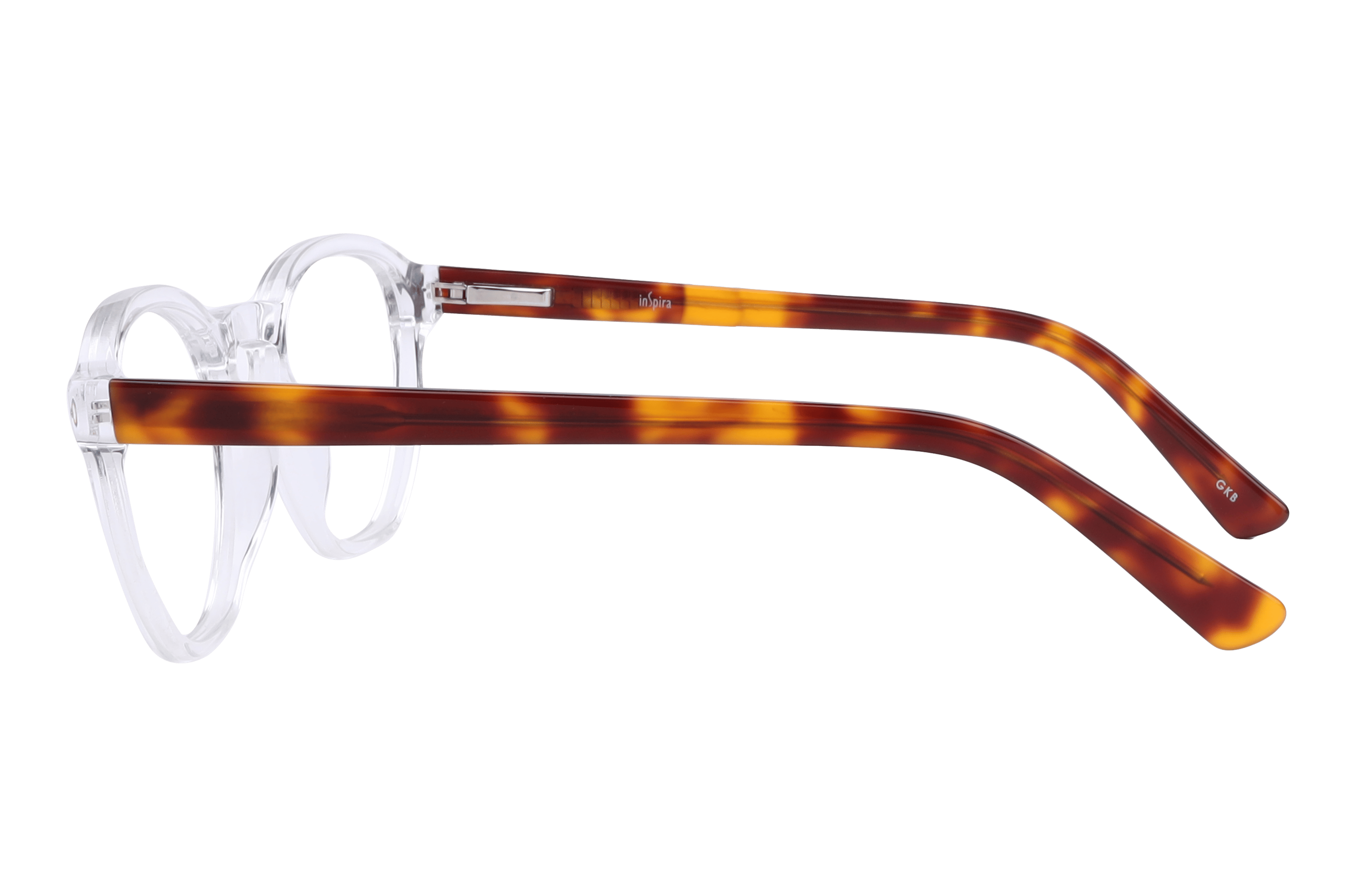 Inspira STTA022 Frame Transparent Female Full Shell Frame — Transparent frame — view 3
