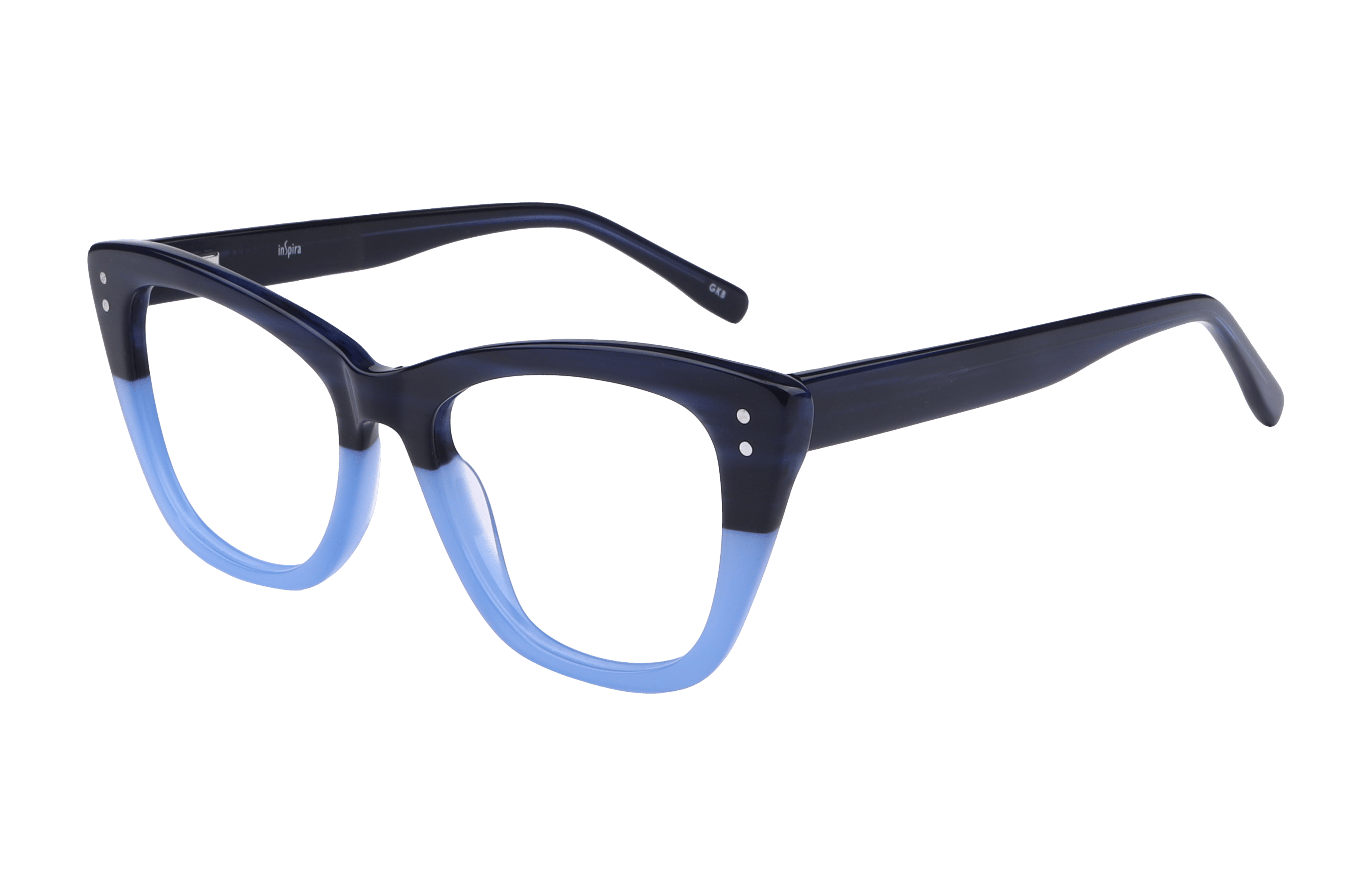 Inspira STTA035 Frame Blue Female Full Shell — Blue frame