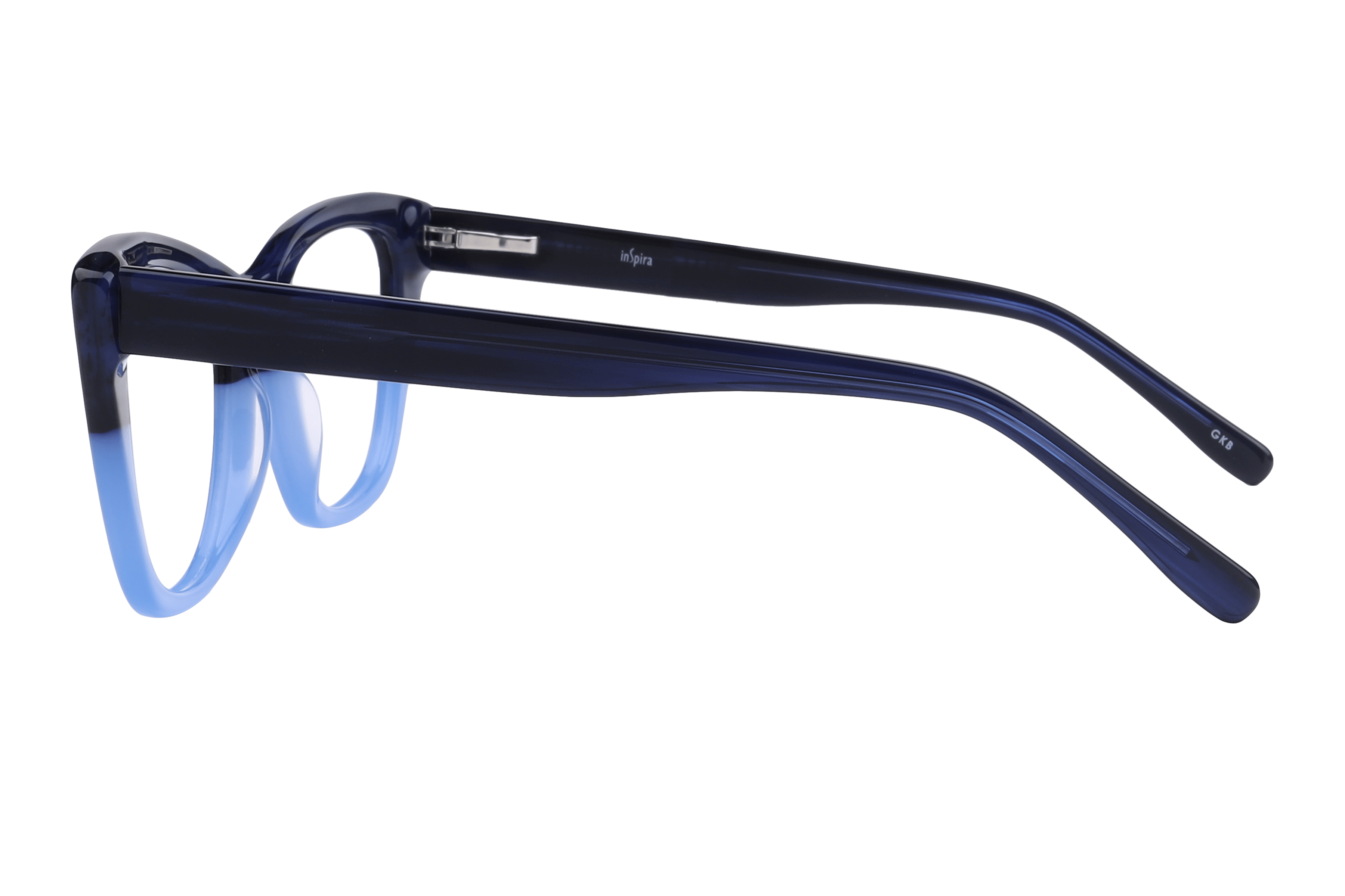Inspira STTA035 Frame Blue Female Full Shell Frame — Blue frame — view 3
