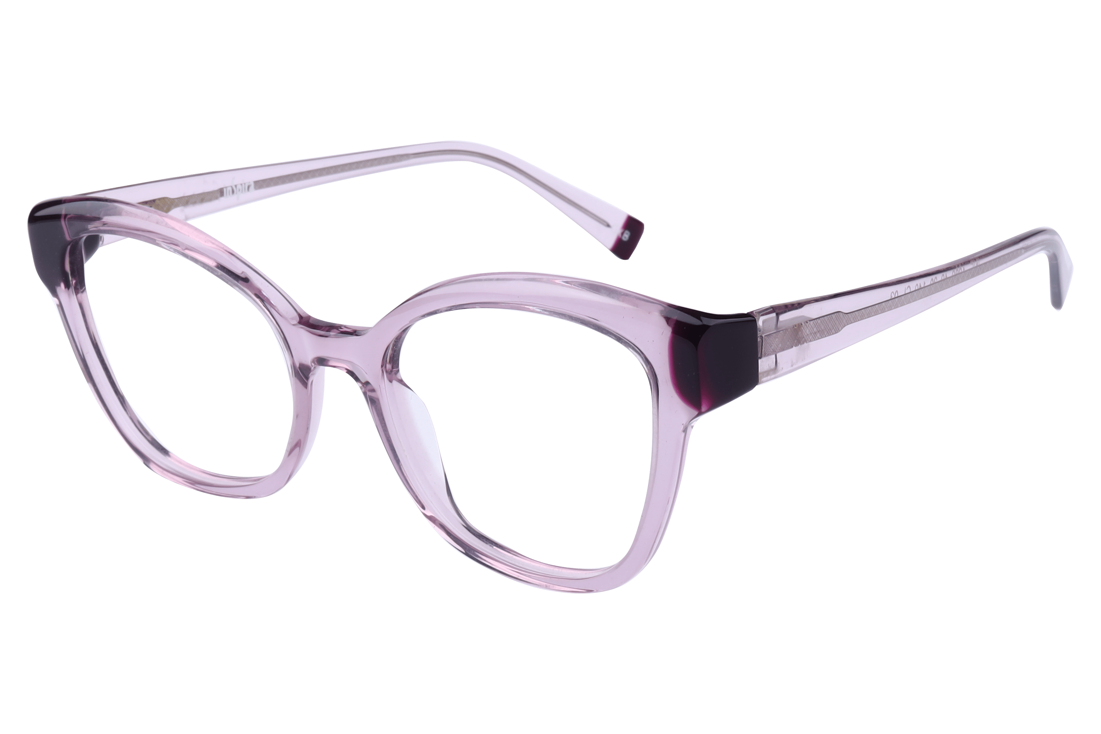 Inspira F1989 Frame Transparent Violet Female Full Shell — Transparent Violet frame